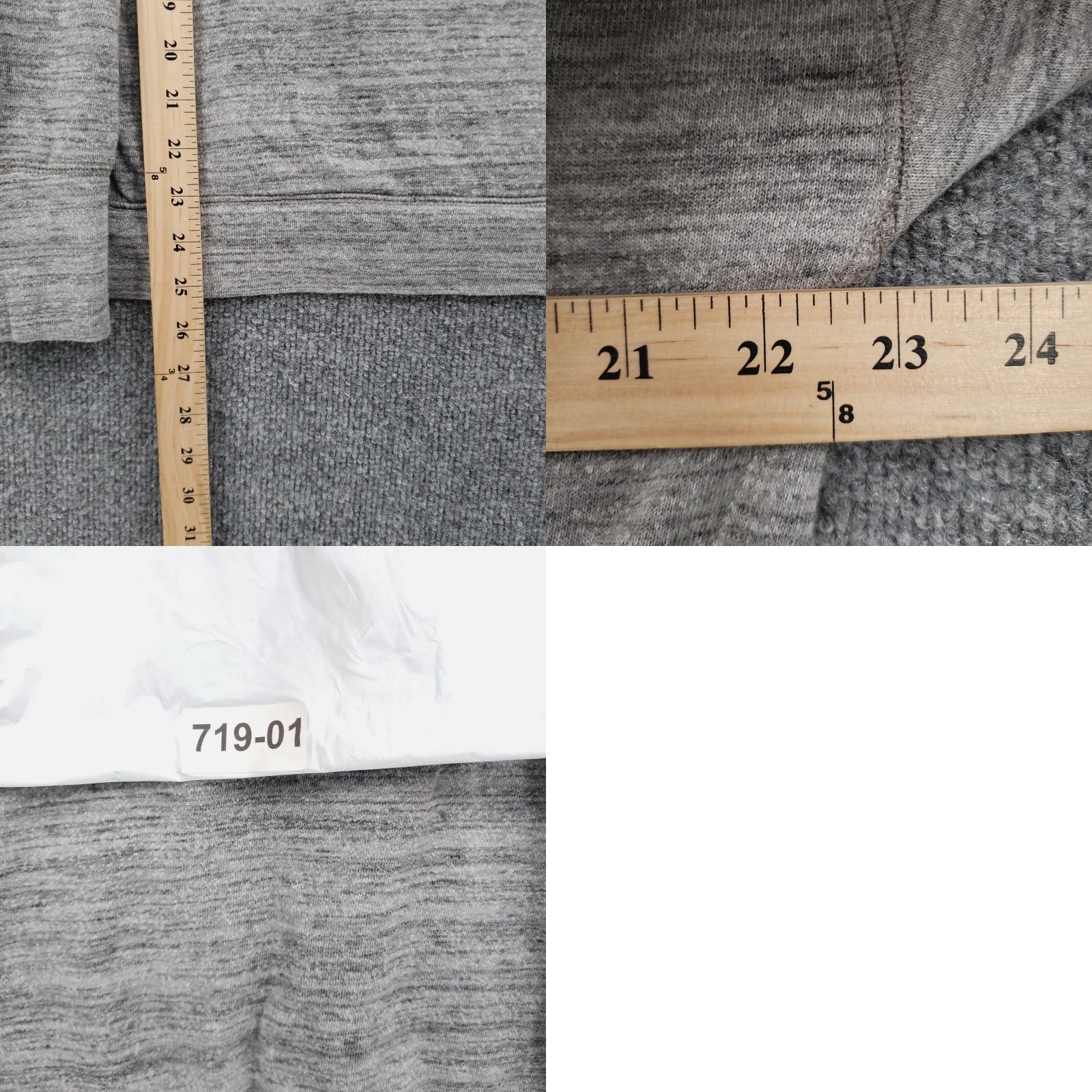 Reebok Reebok Hoodie Womens L Gray Pullover Hooded Sweatshirt Long Sleeve Cotton Blend Size L / US 10 / IT 46 - 8 Thumbnail