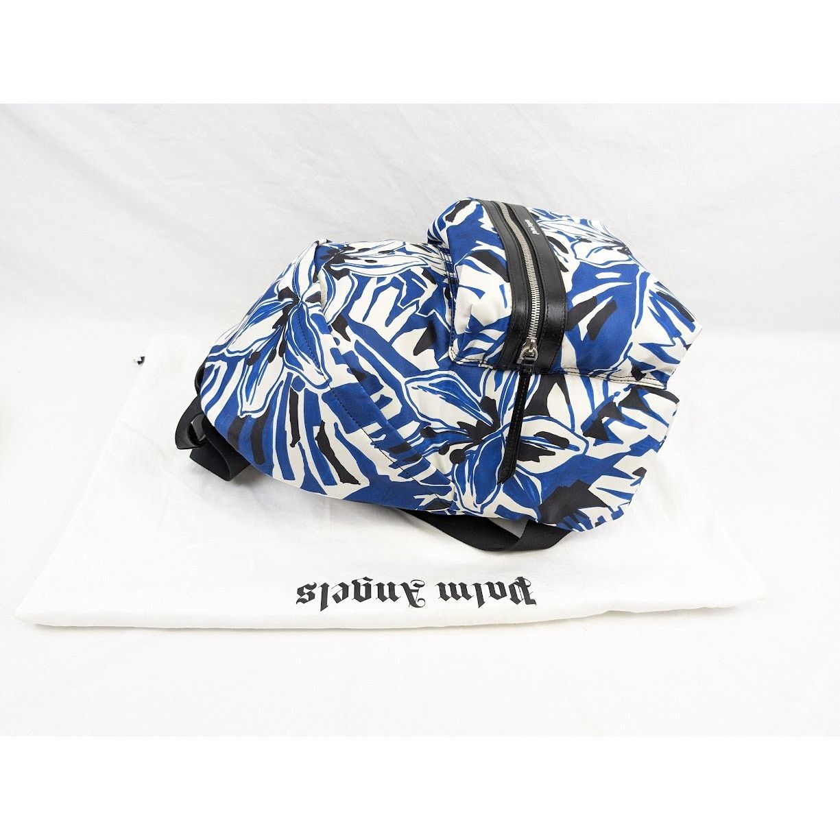 Palm Angels o1rshd1 Size: OS / Macro Hibiscus Backpack in Blue/Off White Size ONE SIZE - 17 Thumbnail
