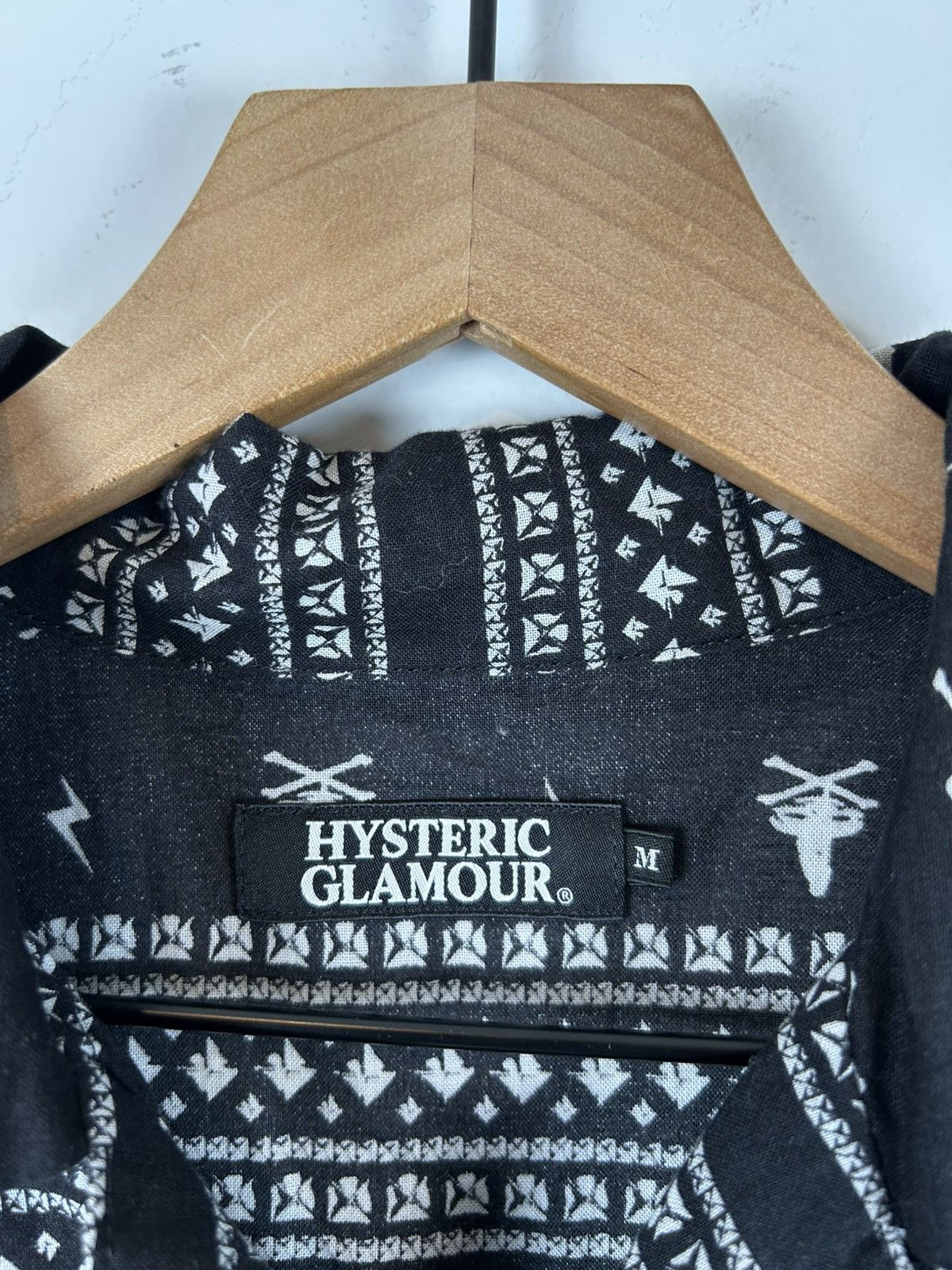 Hysteric Glamour Hysteric Glamour Skull Pattern S/S Shirt Size US M / EU 48-50 / 2 - 4 Thumbnail
