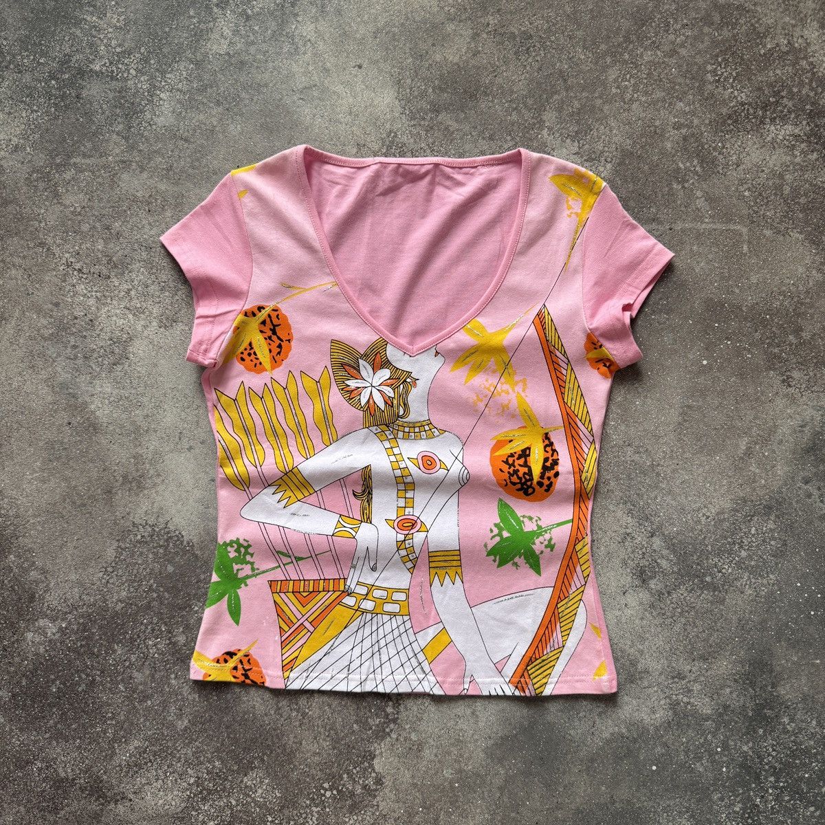Hysteric Glamour Amazing 2000’s Aesthetic Glam Y2K Sexy Girl Printed T-Shirt Size M / US 6-8 / IT 42-44 - 1 Thumbnail