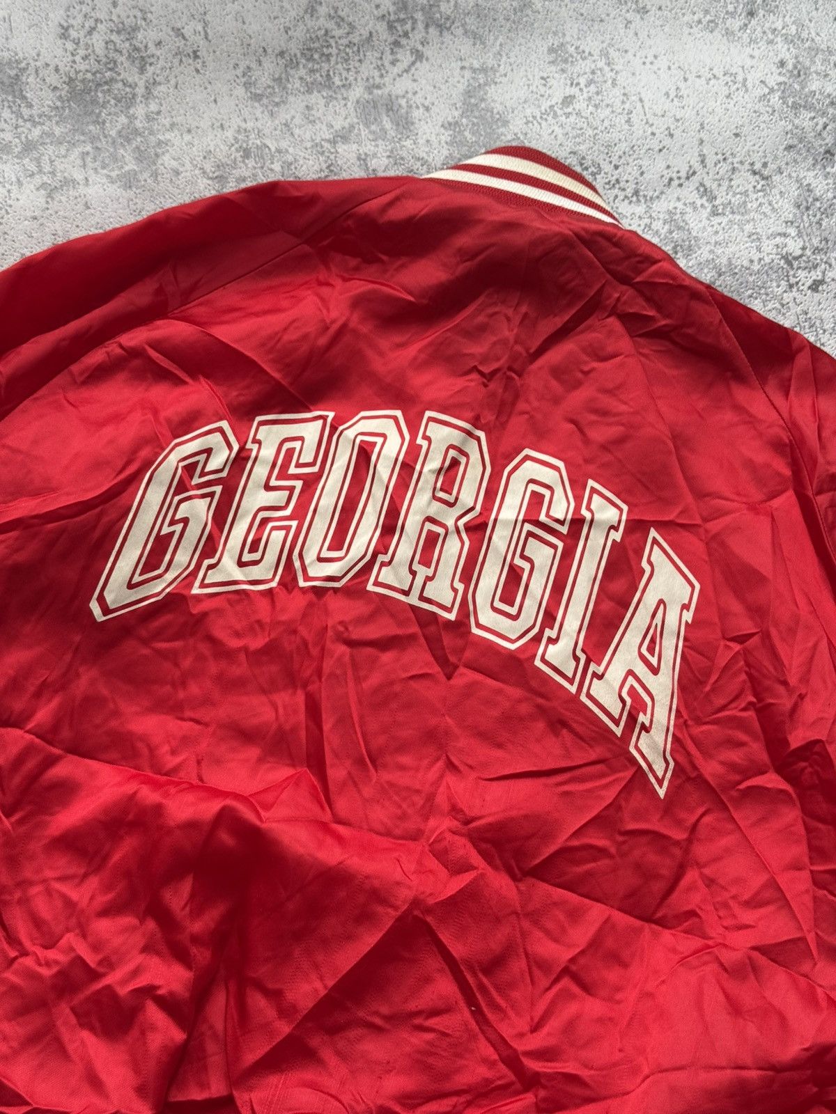 Vintage Vintage 80s Georgia Bulldog Bomber Jacket Size US L / EU 52-54 / 3 - 4 Thumbnail