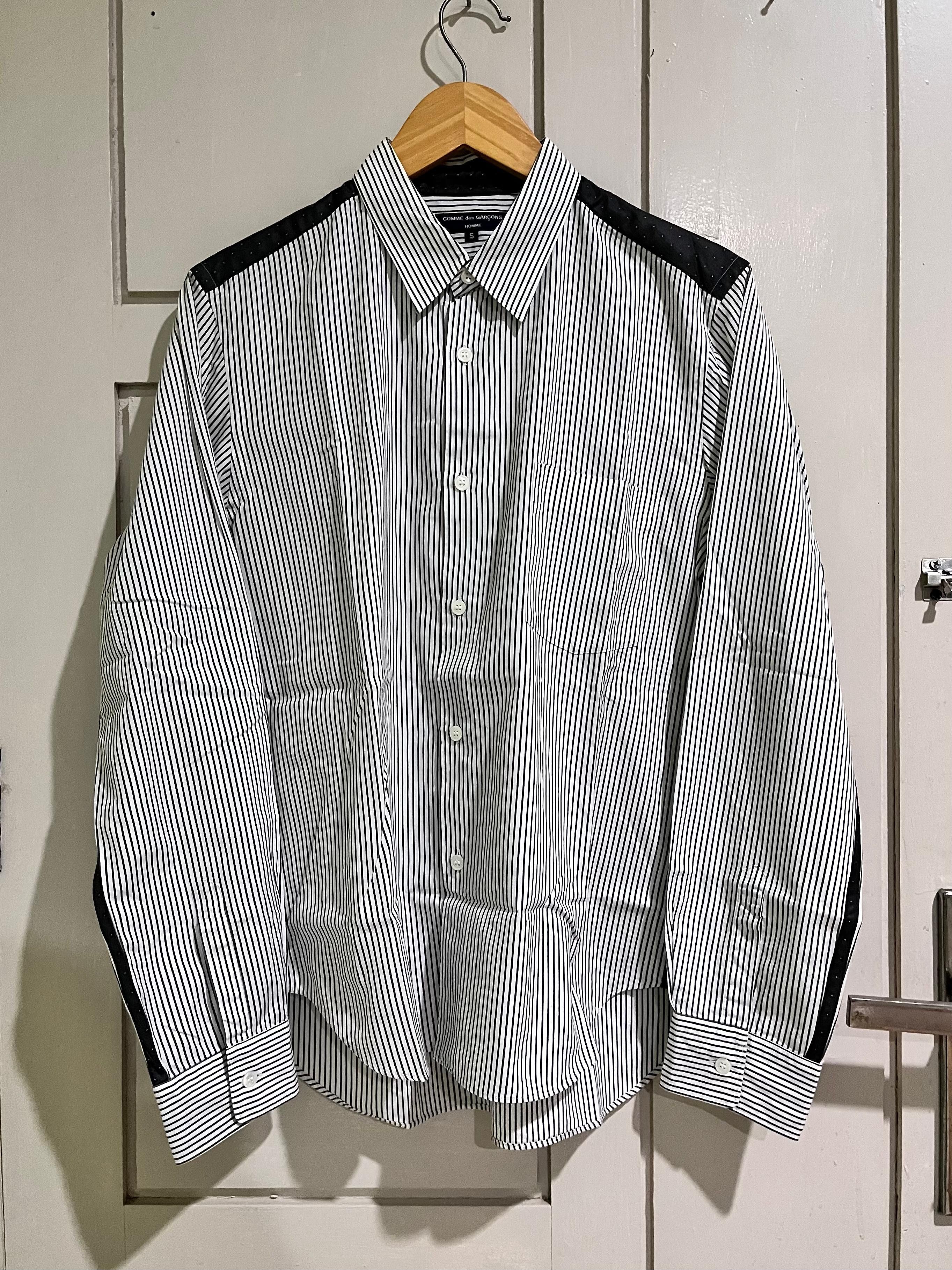 Comme des Garcons × Comme des Garcons Homme AD2010 Comme des garcons stripe line button up shirt Size US S / EU 44-46 / 1 - 1 Thumbnail