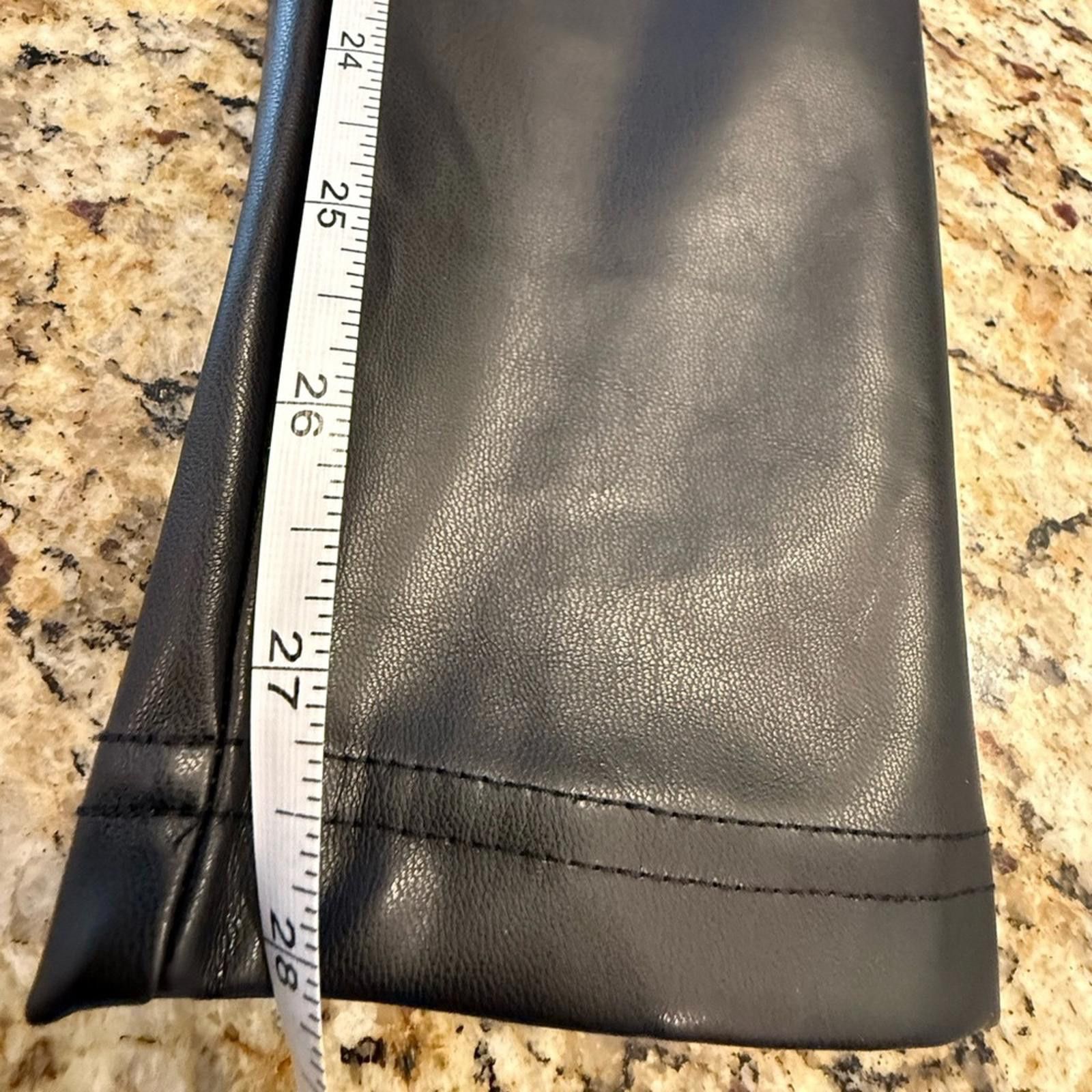 Other Molly Bracken black vegan leather legging pants SZ XS Size 27" / US 4 / IT 40 - 6 Thumbnail