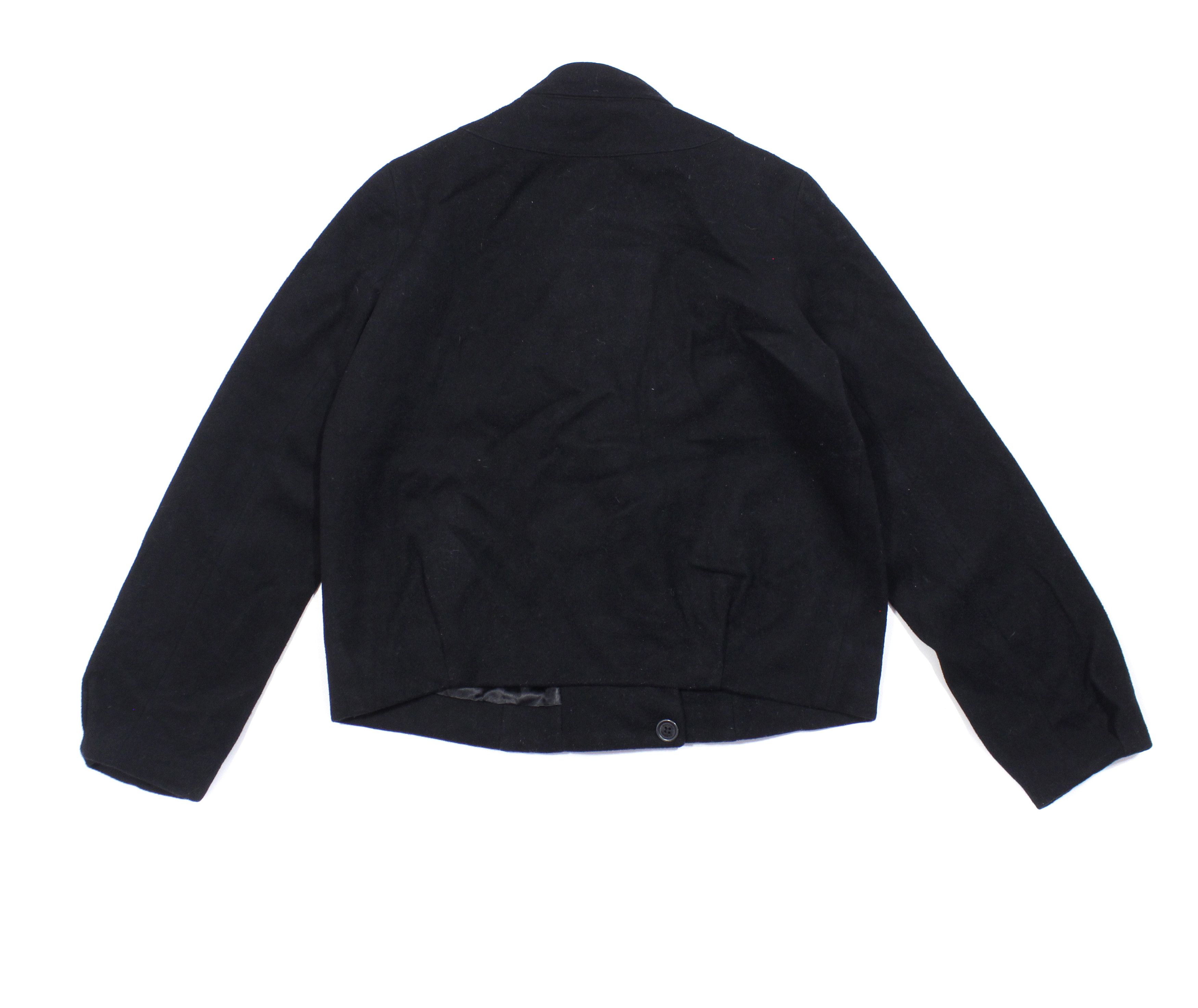 Sandro 90S Wool Short Double Breasted Coat Vintage Size M / US 6-8 / IT 42-44 - 2 Thumbnail