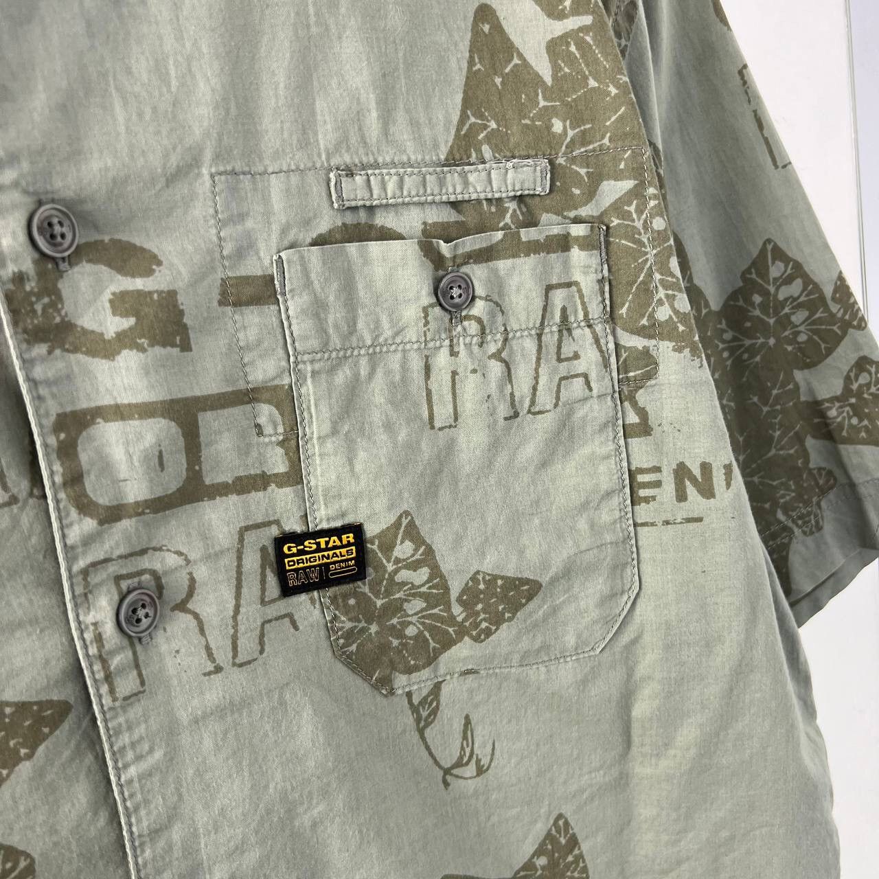 G-Star G Star Raw Shirt Button Up Y2K Style Pixel Japanese Size US S / EU 44-46 / 1 - 3 Thumbnail