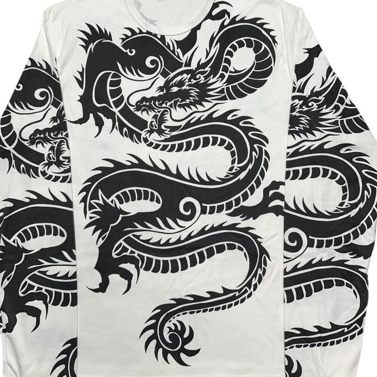 Affliction × JNCO × Tapout Dragon AOP Cowboys & Angels Long Sleeve Shirt Size L / US 10 / IT 46 - 3 Thumbnail
