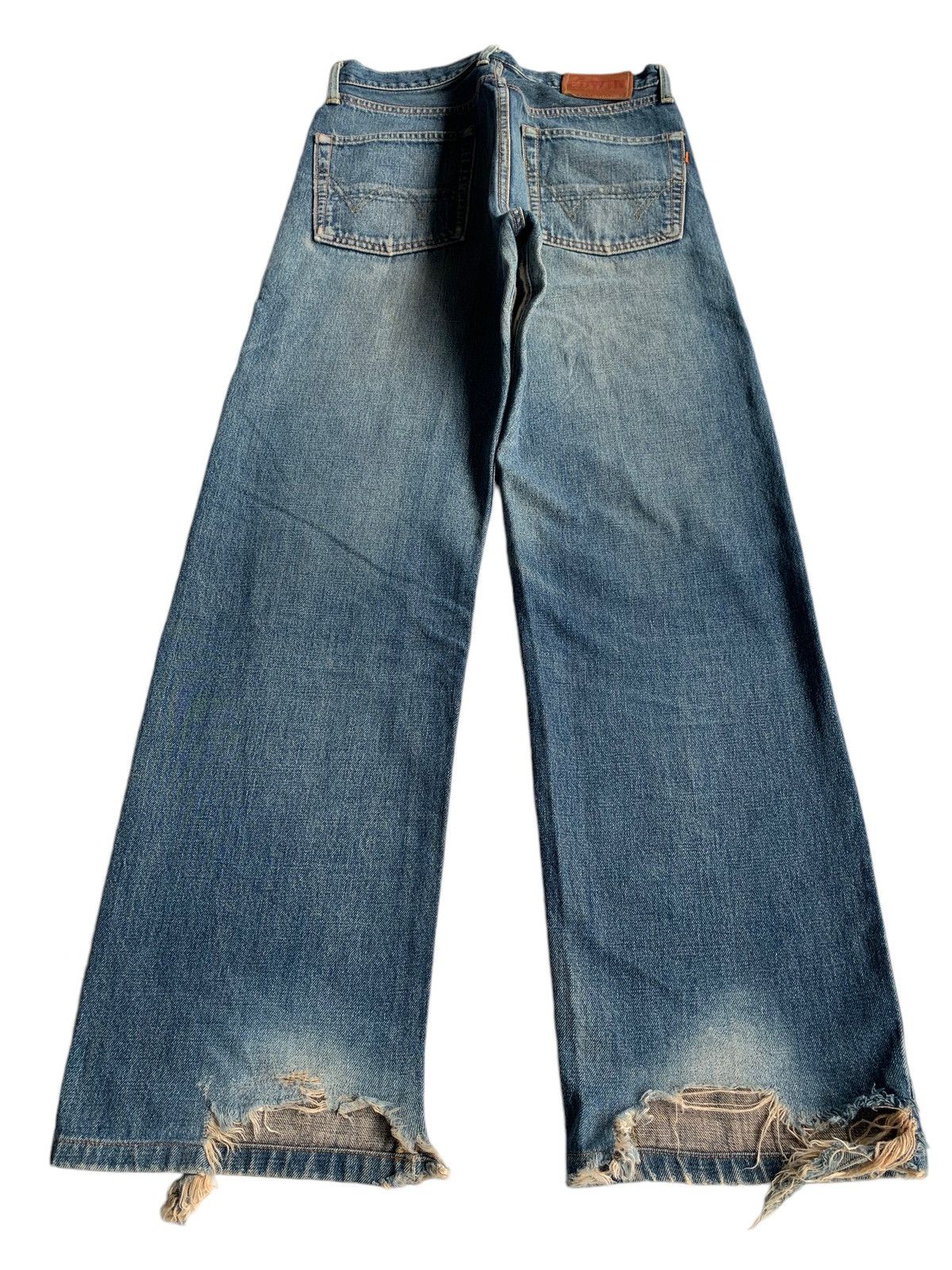Japanese Brand × Kapital × Vintage Vintage Edwin 505X Mudwash Selvedge Distressed Denim Size US 29 - 3 Thumbnail