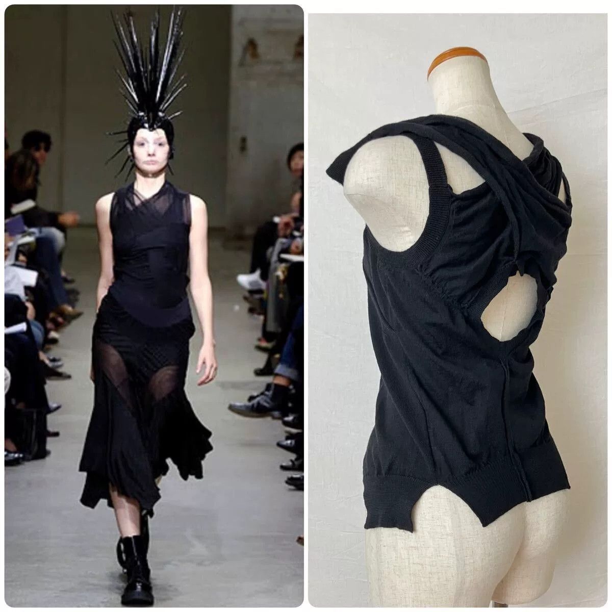 Junya Watanabe junya watanabe cdg deconstructed transformation vest Size US M / EU 48-50 / 2 - 1 Thumbnail