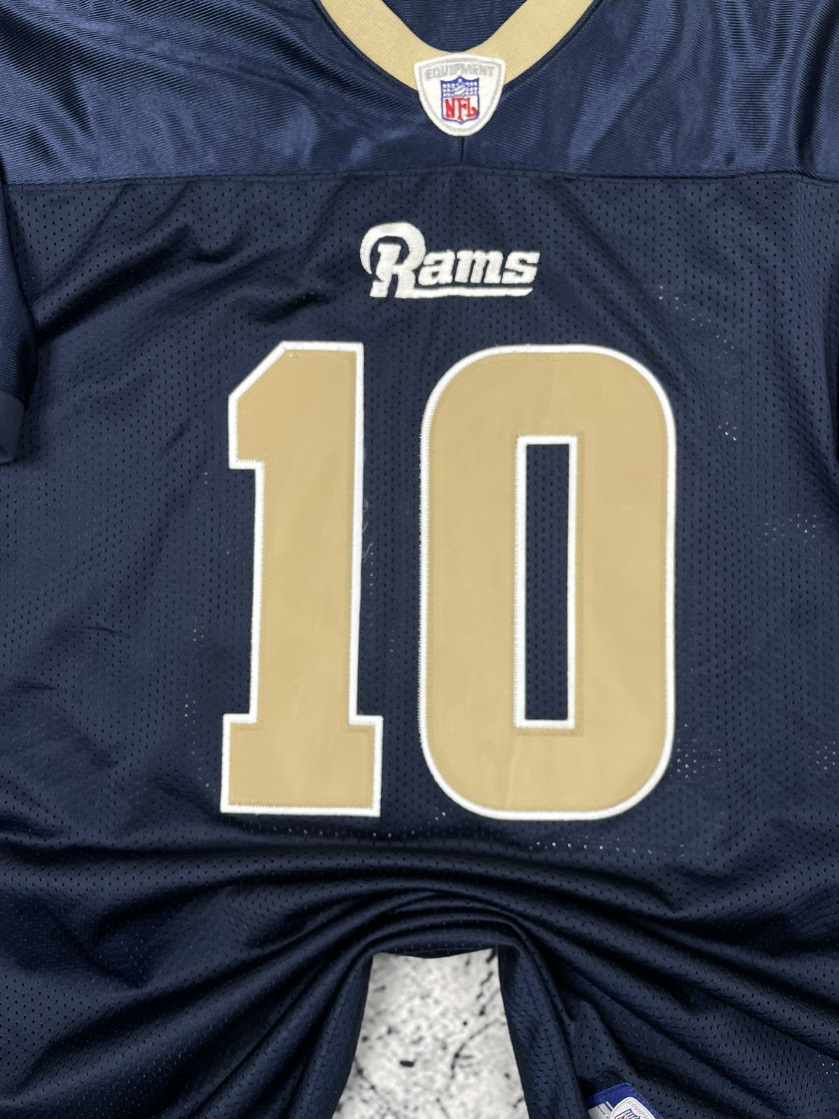 Reebok Reebok XXL St. Louis Rams #10 Marc Bulger NFL Jersey, Vintag Size US XXL / EU 58 / 5 - 9 Thumbnail
