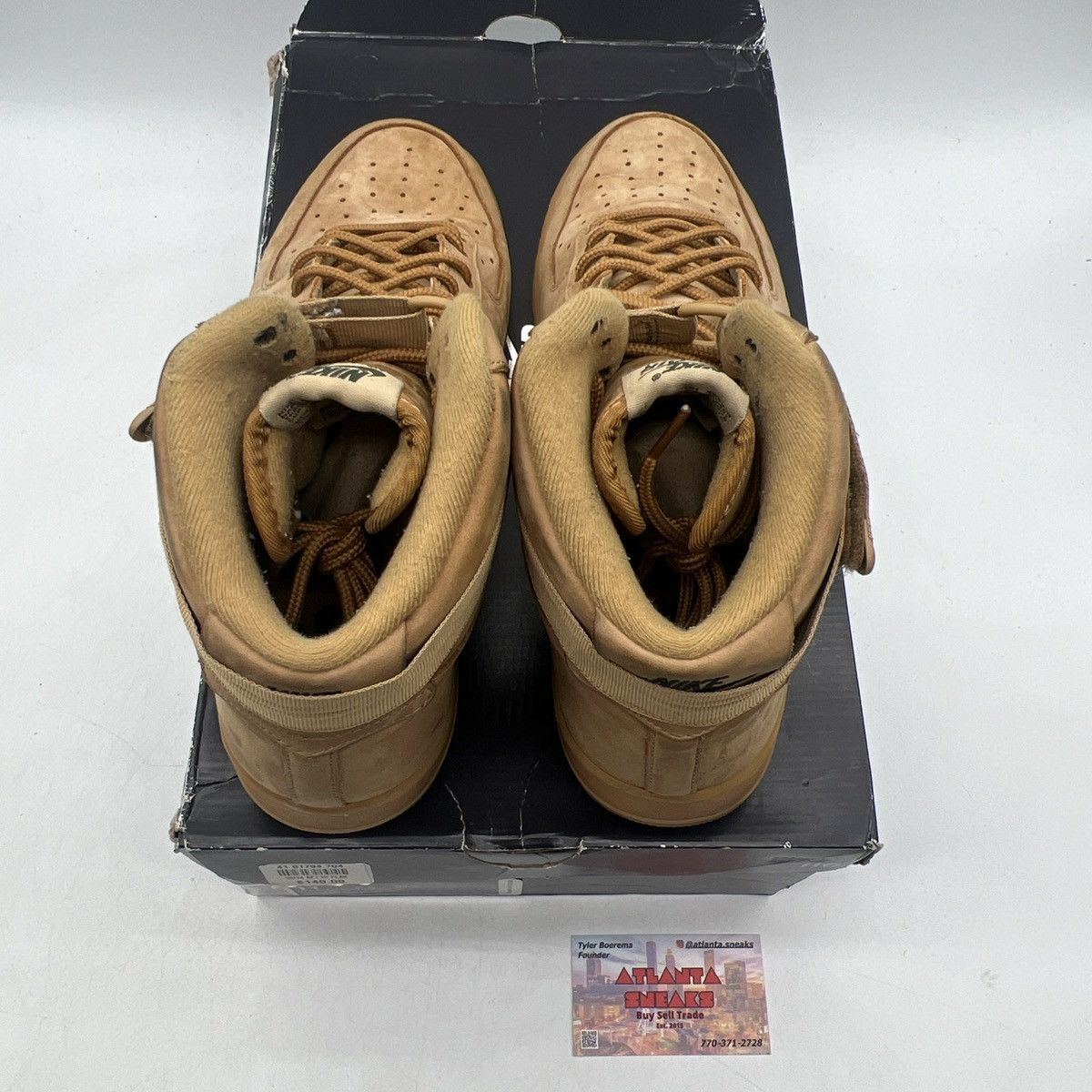 Nike Air Force 1 high 07 lv8 wb flax Size US 11 / EU 44 - 7 Thumbnail