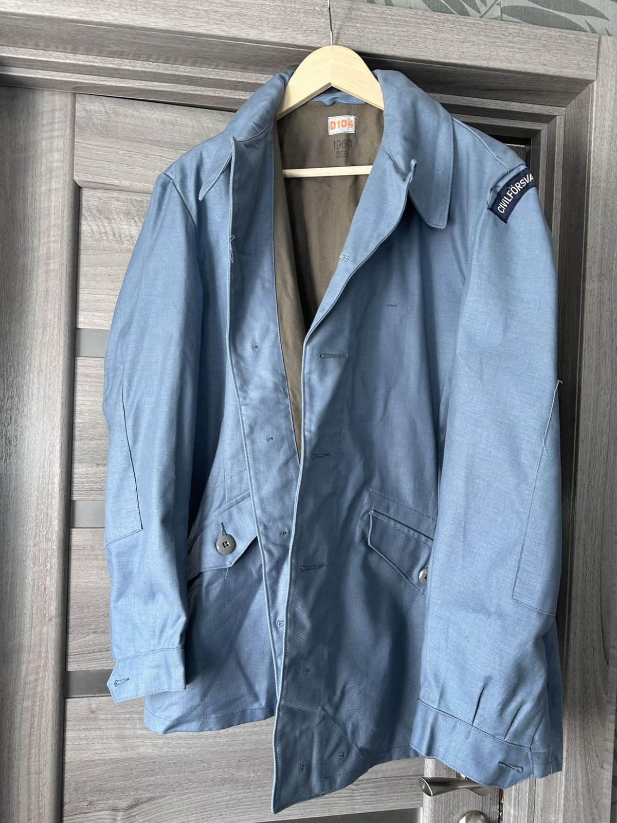 Other 🫧Vintage 1969 Swedish Civil Defence M59 Jacket Military D104 Size US L / EU 52-54 / 3 - 1 Thumbnail
