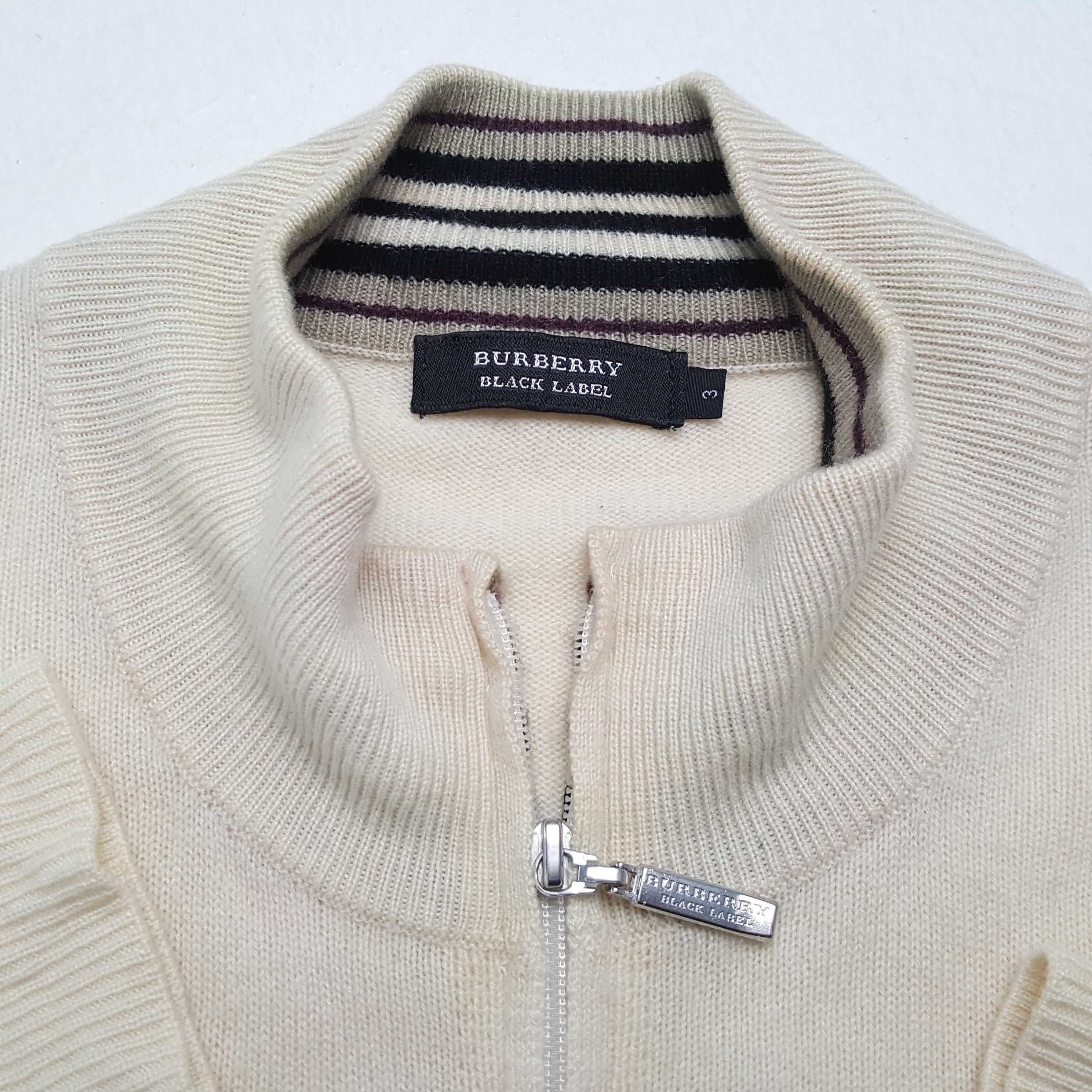 Burberry × Vintage Vintage BURBERRY BLACK LABEL Fashion Brand Sweaters Size US M / EU 48-50 / 2 - 10 Thumbnail