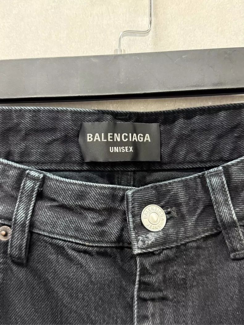 Balenciaga Balenciaga size S Distressed Destroyed Denim Pants Size US 27 - 2 Thumbnail