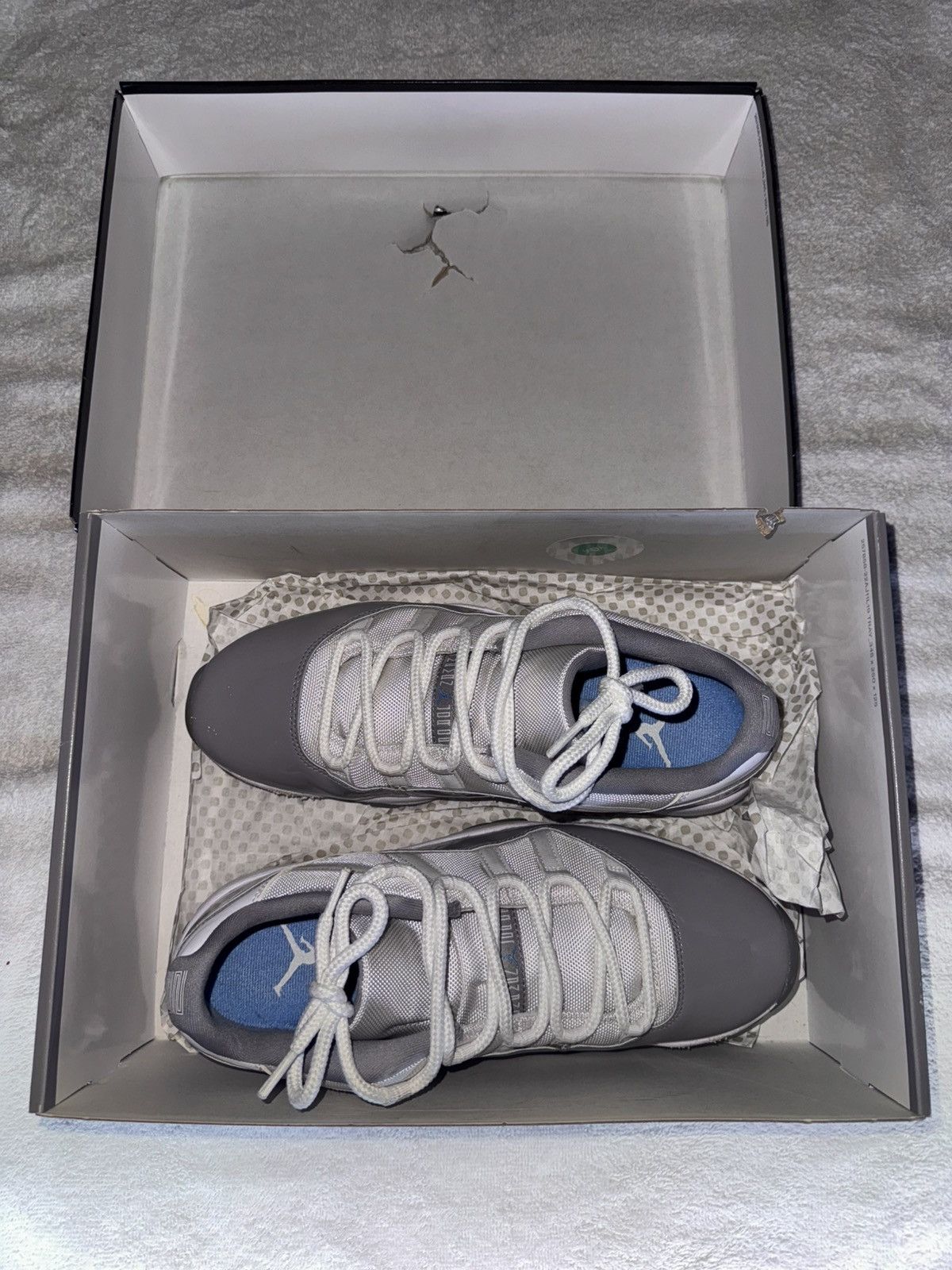 Jordan Brand AJ1 Retro Low Cement Grey Size US 10.5 / EU 43-44 - 5 Thumbnail
