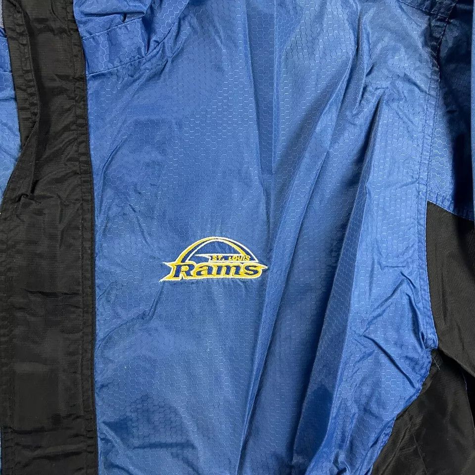 Vintage St. Louis Rams Jacket Mens Medium Softshell Thrashed Size US M / EU 48-50 / 2 - 2 Thumbnail