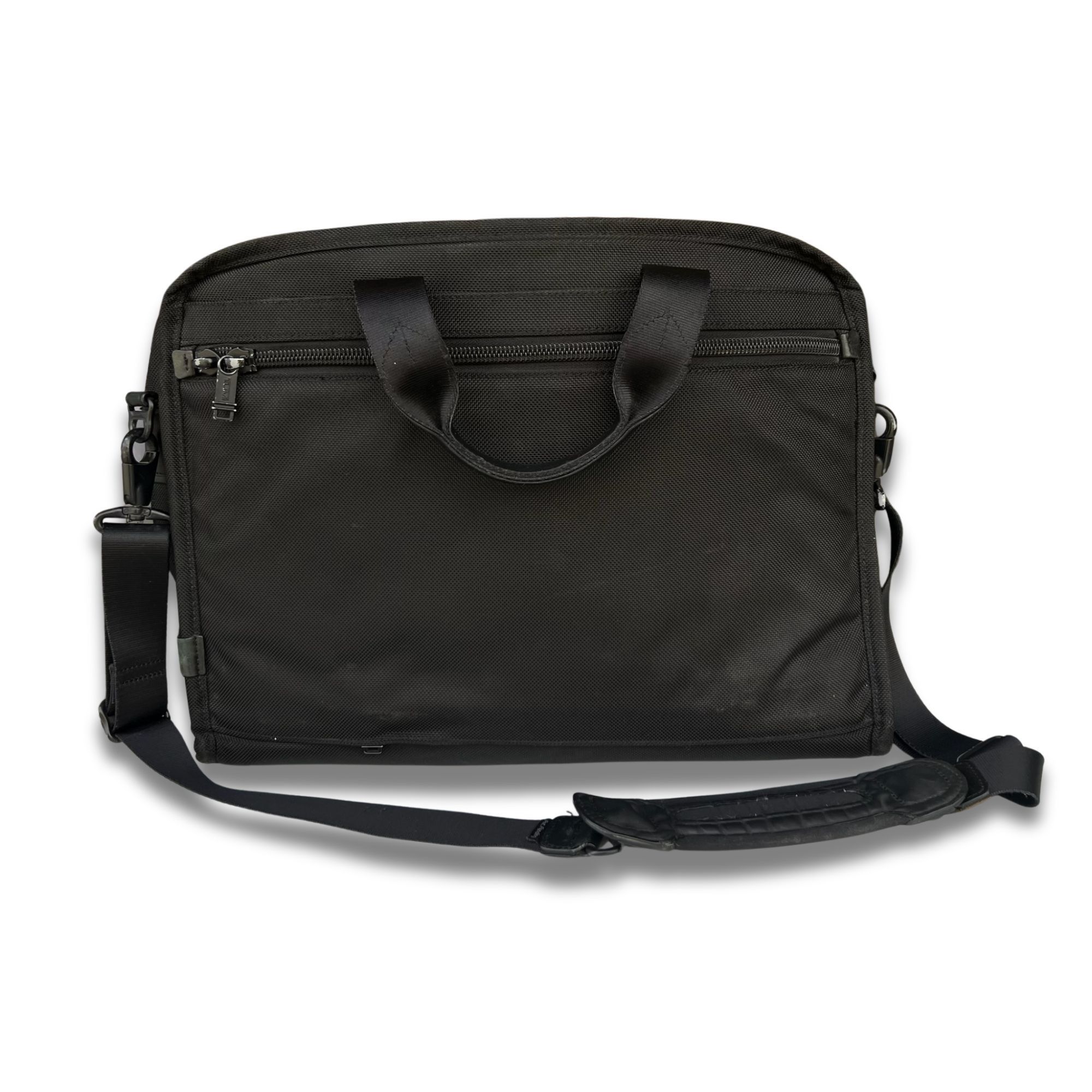 Tumi Tumi Alpha Black Expandable Organizer Laptop Briefcase With Size ONE SIZE - 4 Thumbnail