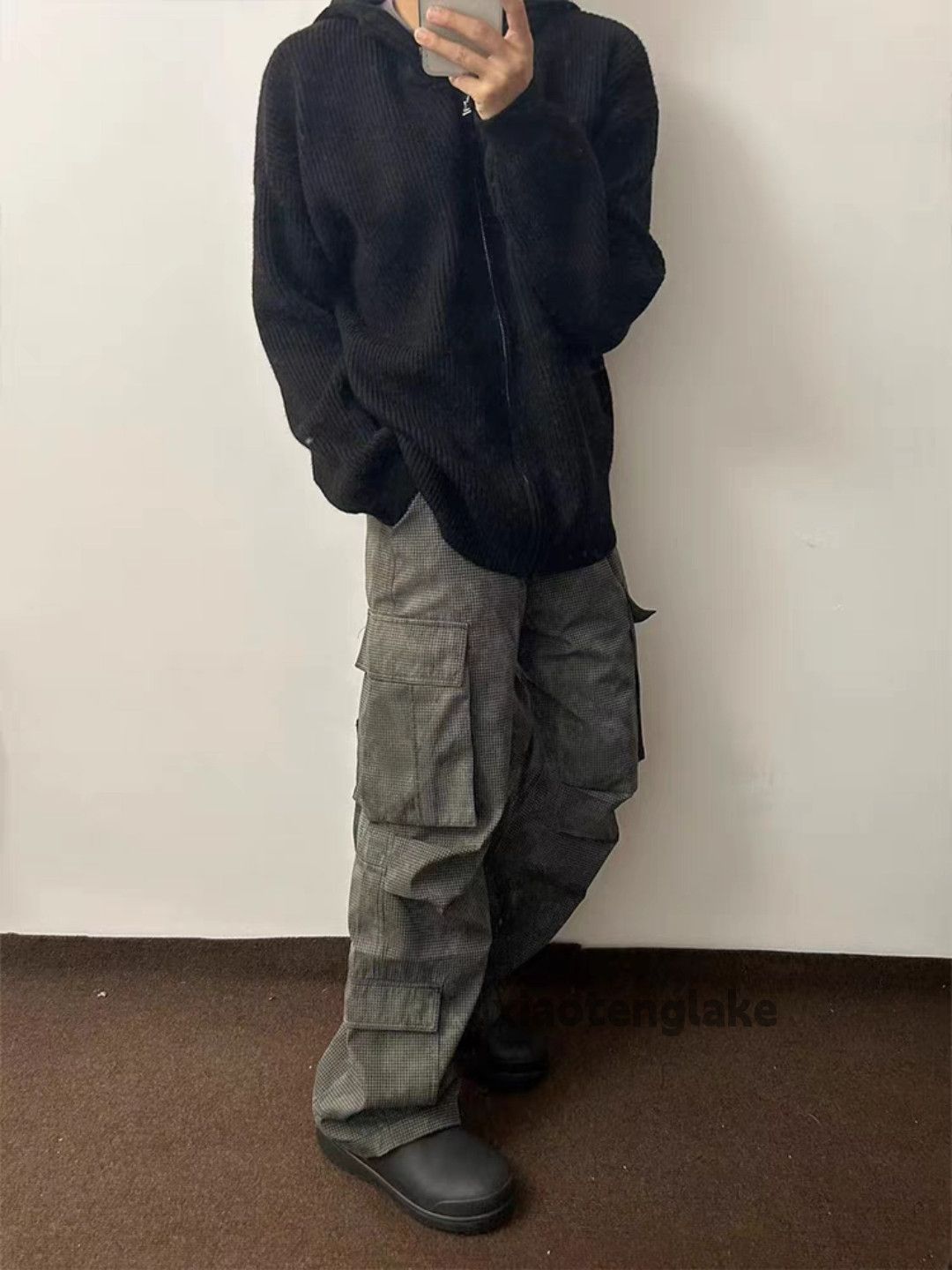 utility military loose baggy pleated outdoor cargo pants Bottoms