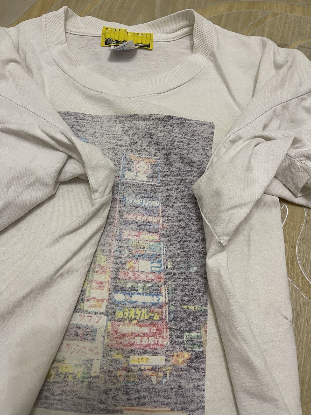 Japanese Brand Pachinko Cathedral 90s vintage Jerzees made in Tokyo USA tee Size US L / EU 52-54 / 3 - 14 Thumbnail