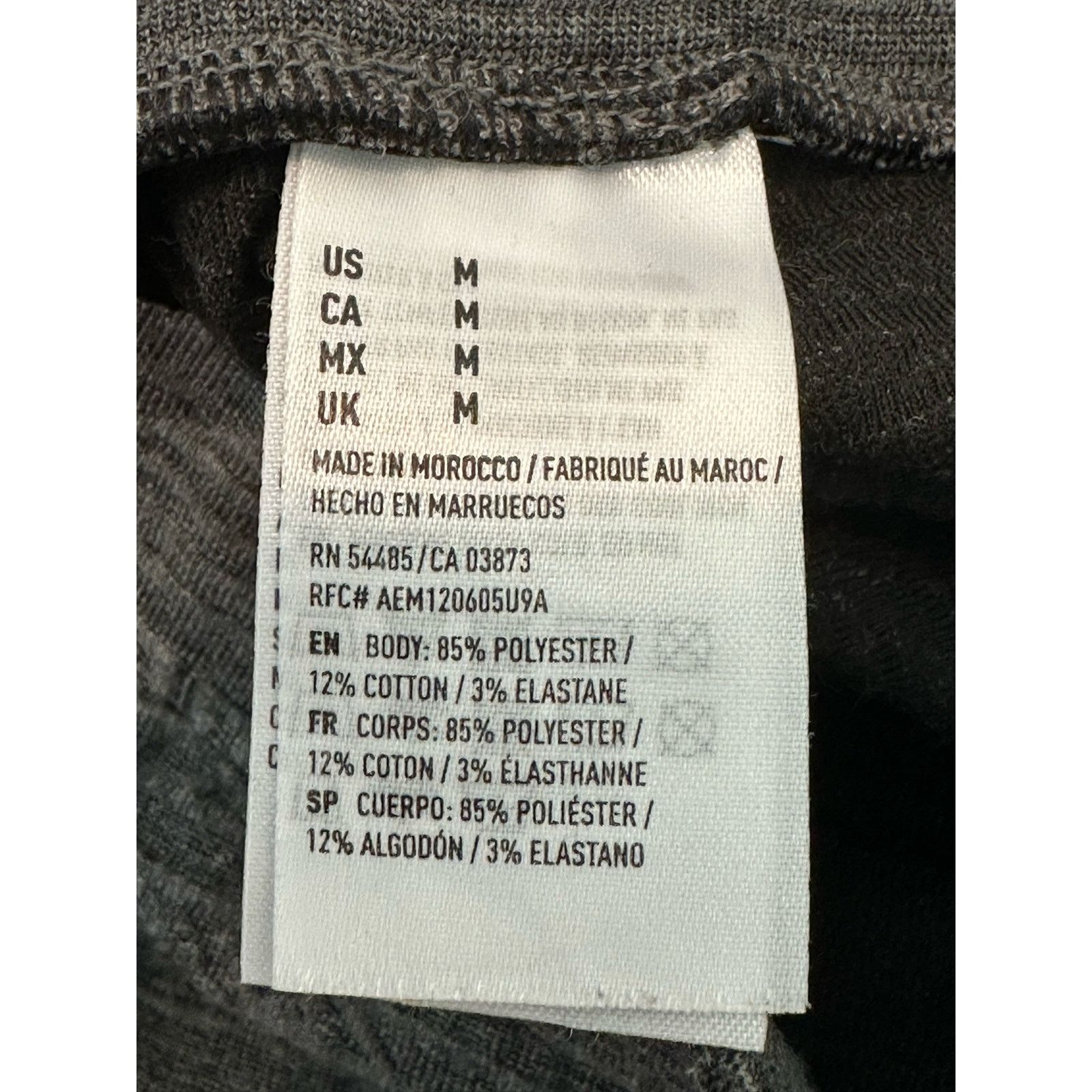 American Eagle Outfitters American Eagle gray textured high rise leggings size M Size 27" / US 4 / IT 40 - 5 Thumbnail