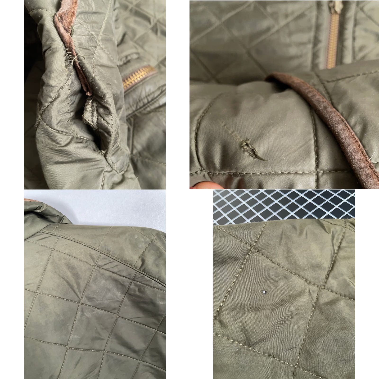 Polo Ralph Lauren Polo Ralph Lauren Quilted Zip Jacket Adult Large Olive Green Bomber Jacket Mens Size US L / EU 52-54 / 3 - 8 Thumbnail