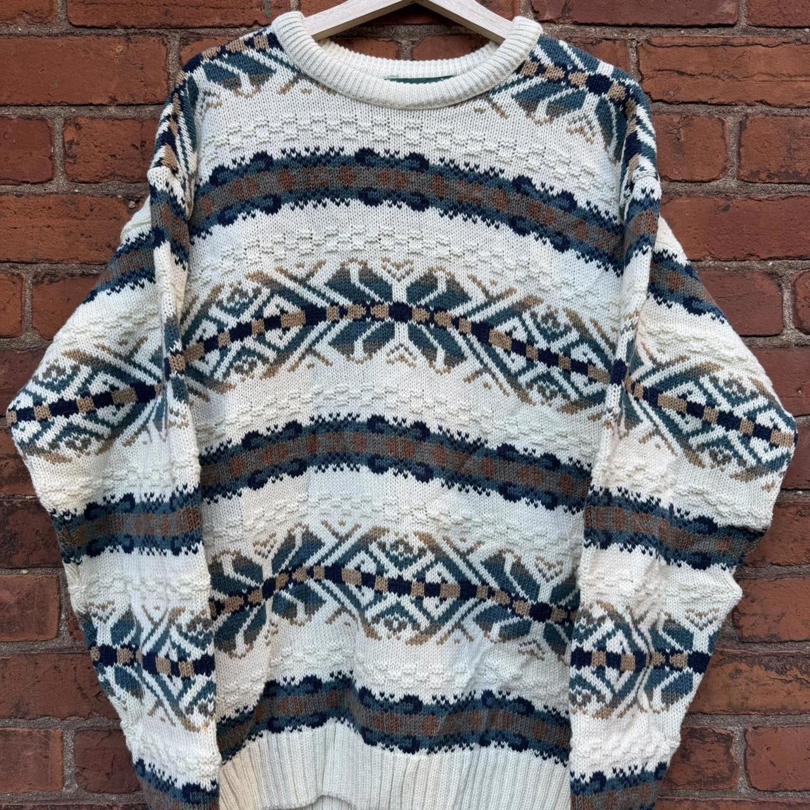 Other Vintage knights of the round table knit sweater 90s L Size US L / EU 52-54 / 3 - 3 Thumbnail