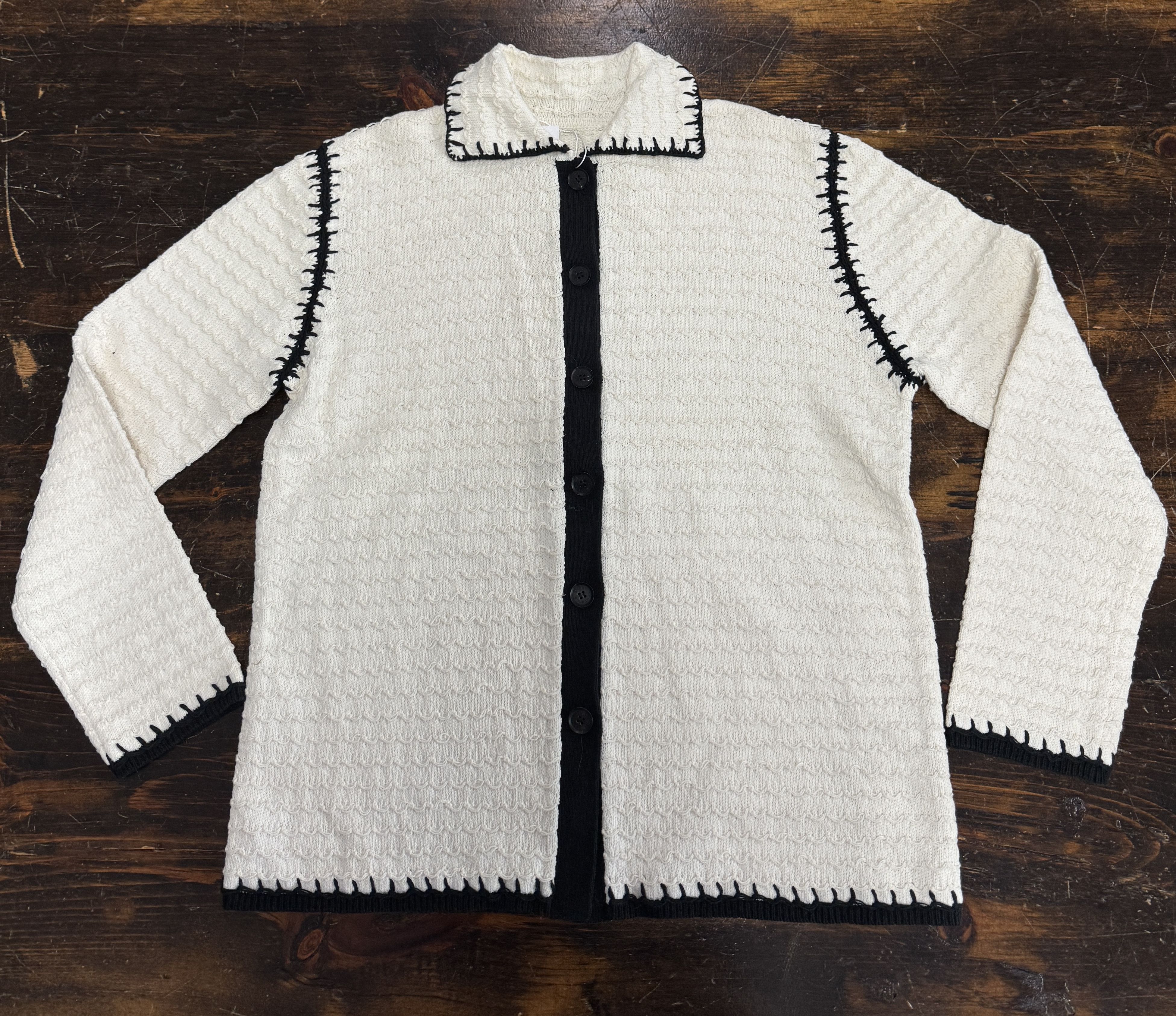 Other 100% cotton sweater with a handcrafted feel Size US M / EU 48-50 / 2 - 3 Thumbnail