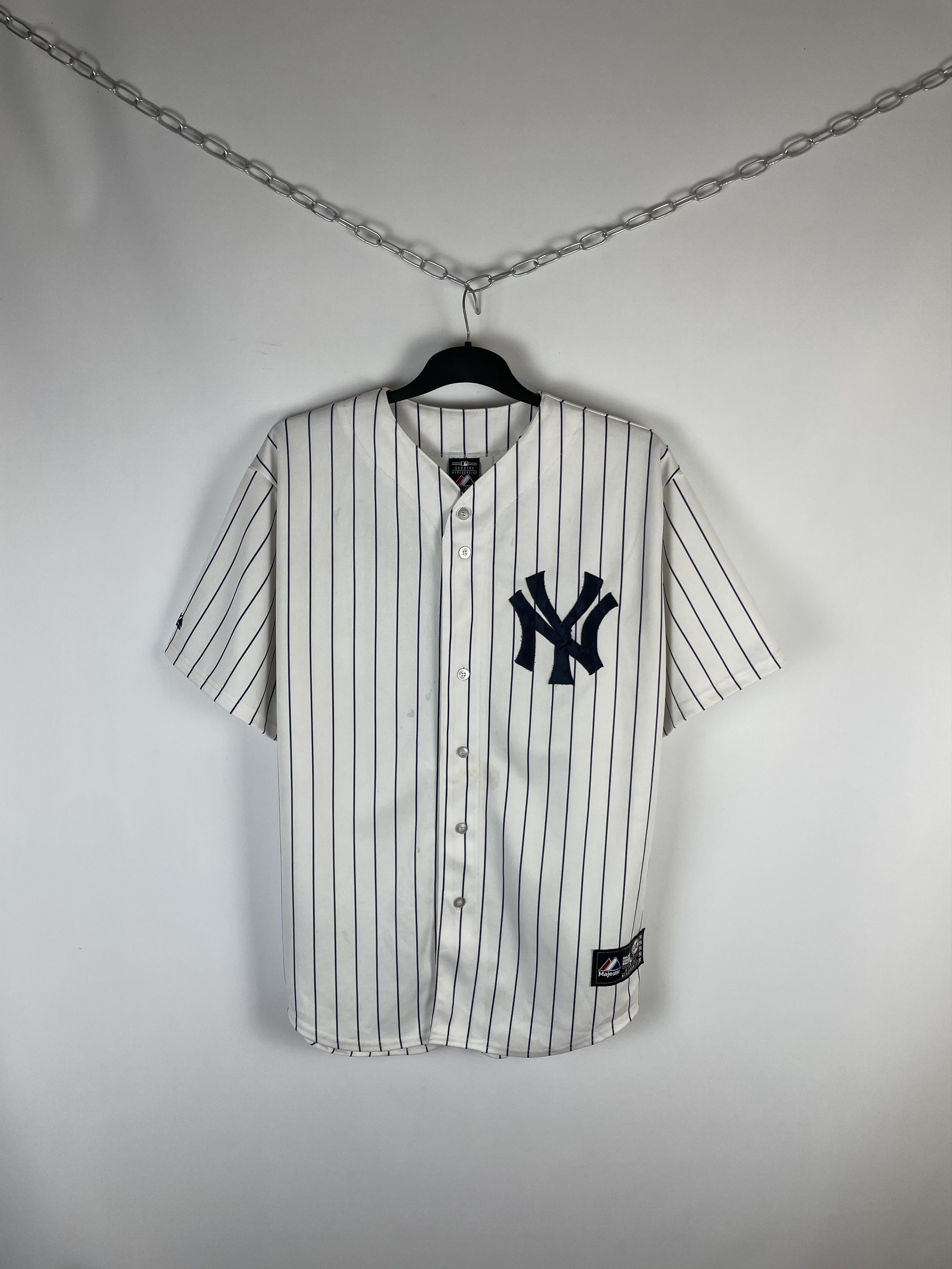 Majestic Vintage MLB New York Yankees Derek Jeter #2 Majestic Jersey Size US XL / EU 56 / 4 - 1 Thumbnail
