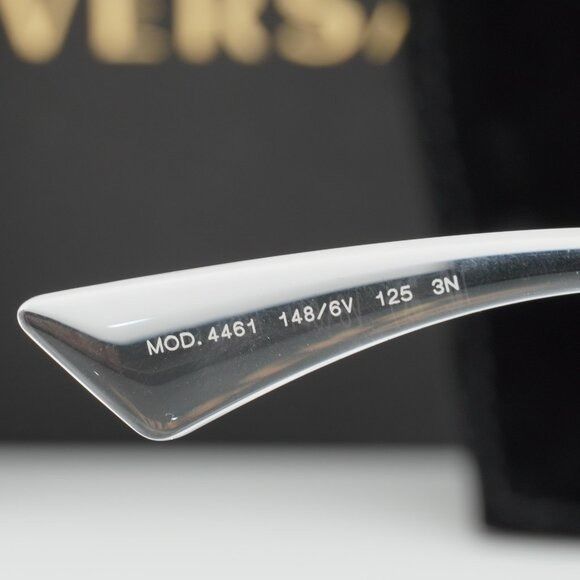 Versace Versace VE4461 148/6V Sunglasses Crystal Shield Frame Size ONE SIZE - 9 Thumbnail
