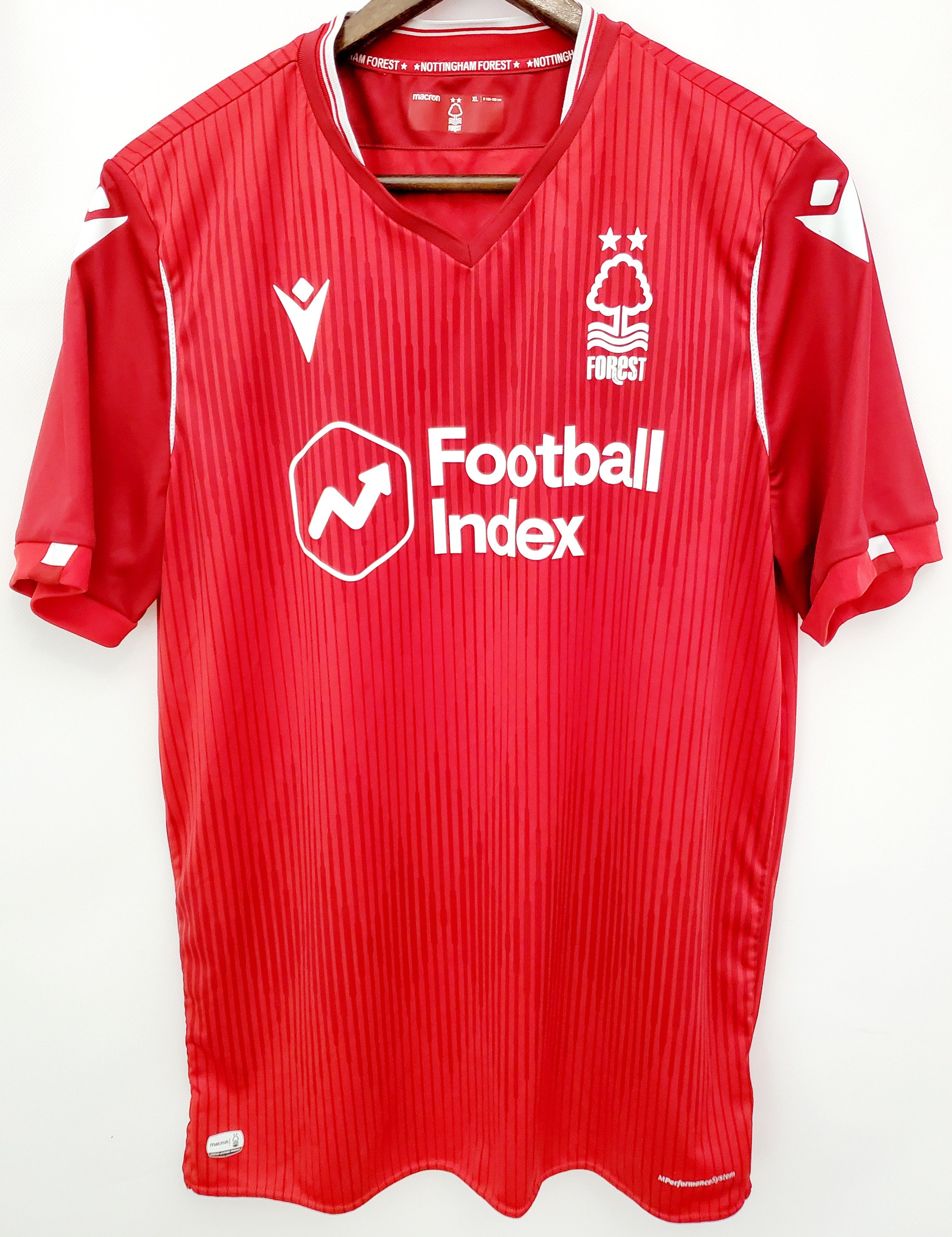 Macron Nottingham Forest 2019/2020 Home jersey perfect condition L Size US L / EU 52-54 / 3 - 1 Thumbnail