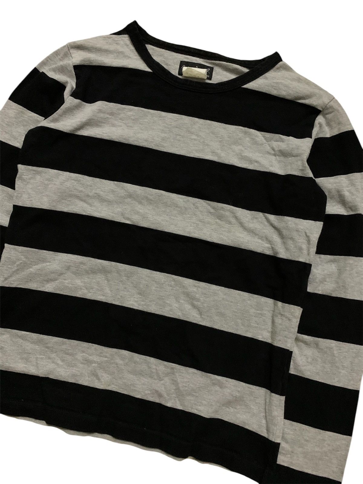 Yohji Yamamoto Vtg Agnes b Paris Stripe Shirt Size S / US 4 / IT 40 - 2 Thumbnail