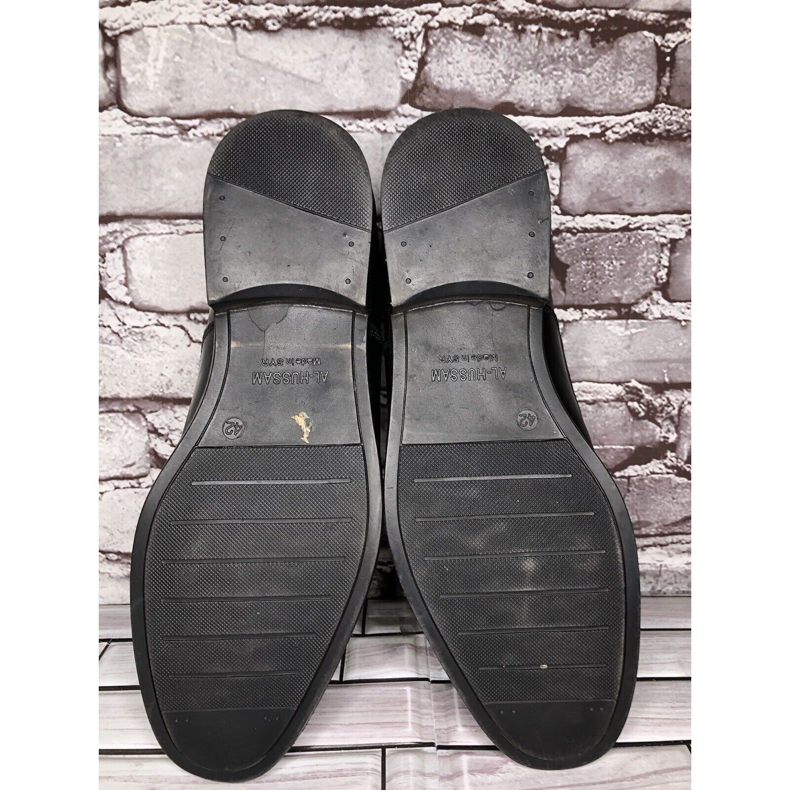Other HAJJO Black Leather Slip On Casual Dress Loafers Work Shoes Size US 9 / EU 42 - 6 Thumbnail
