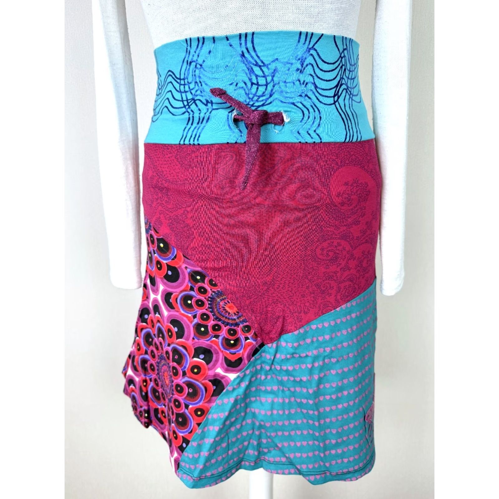 Desigual Desigual Skirt Teens 13/14 Knee Length A-Line Multicoloured Girls Women’s? Size 34" / US 12 / IT 48 - 2 Thumbnail