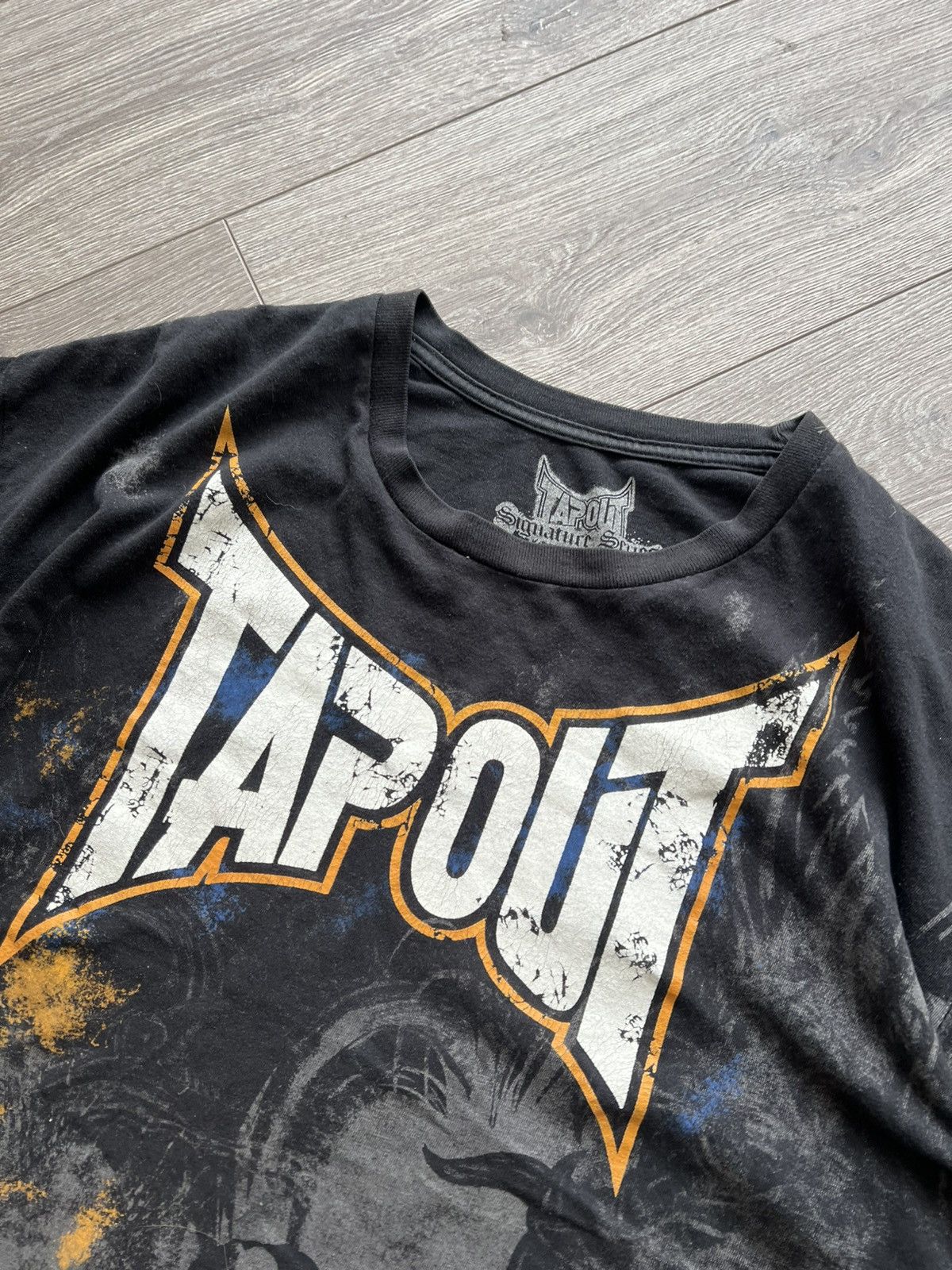 Vintage Vintage Tapout T-Shirt Size US XL / EU 56 / 4 - 7 Thumbnail