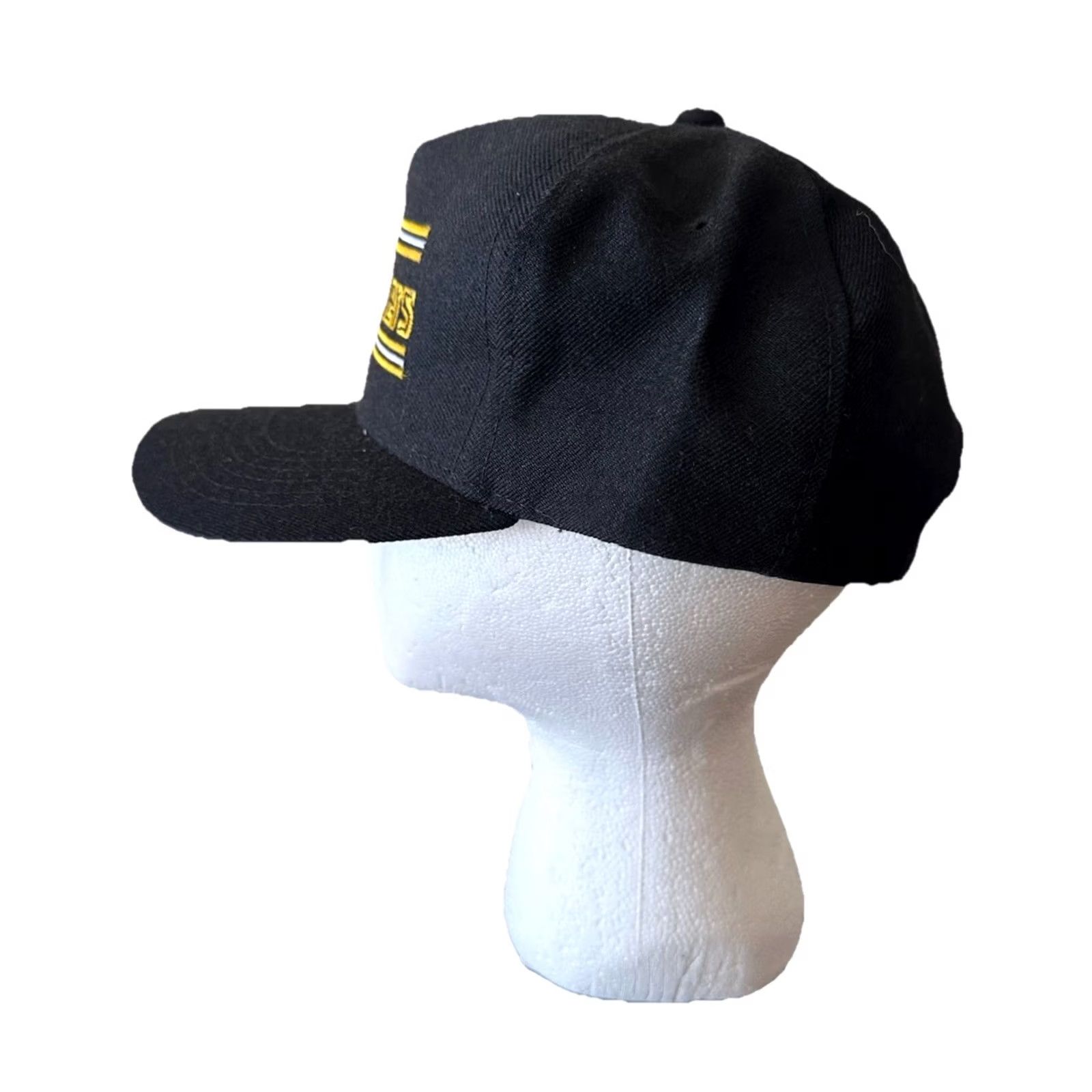 NCAA VINTAGE 80s Purdue Boilermakers Black Wool NCAA Snapback Hat Cap NWOT RARE AJD Adjustable Cap Mens Women? Size ONE SIZE - 4 Thumbnail