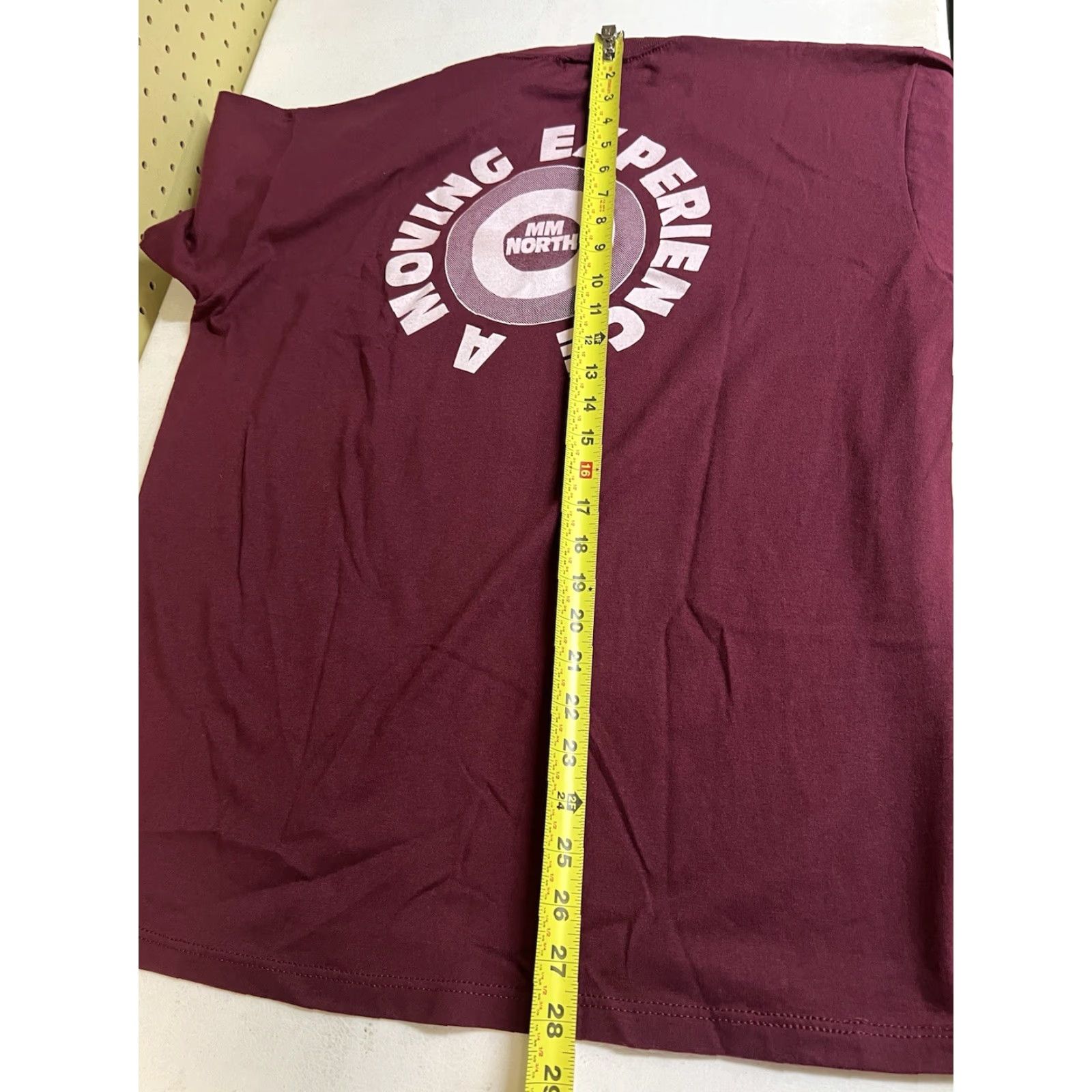 Jerzees VINTAGE Jerzees T-Shirt MM North Moving Experience Red XL Crew Neck Short Sleeve Men Cotton Blend Size US XL / EU 56 / 4 - 7 Thumbnail