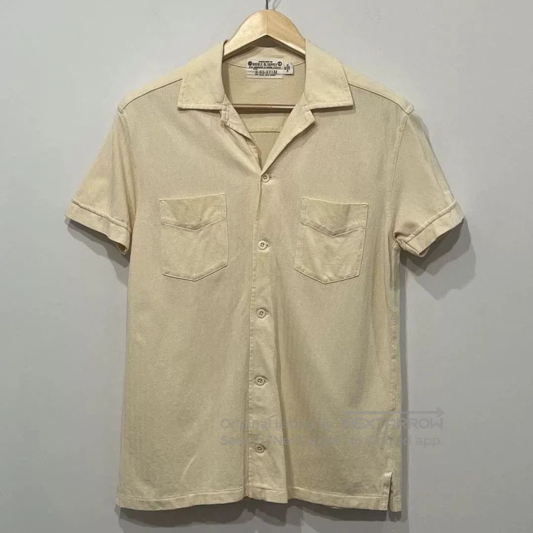 RRL Ralph Lauren RRL Vintage Cuban Collar Herringbone Short Sleeve Shirt S. Size US S / EU 44-46 / 1 - 1 Thumbnail