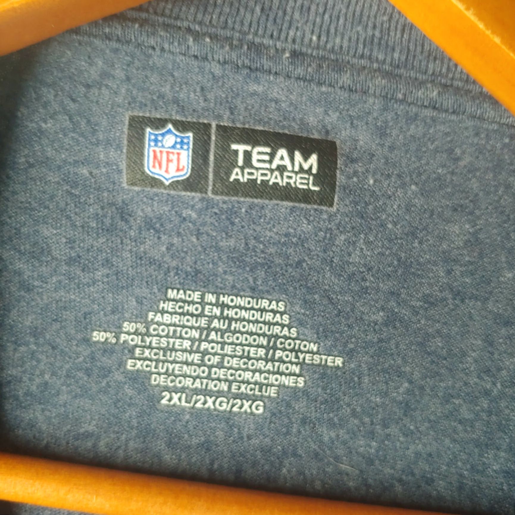 NFL New England Patriots Shirt 2XL Navy Long Sleeve NFL Team Apparel Men Size US XXL / EU 58 / 5 - 4 Thumbnail