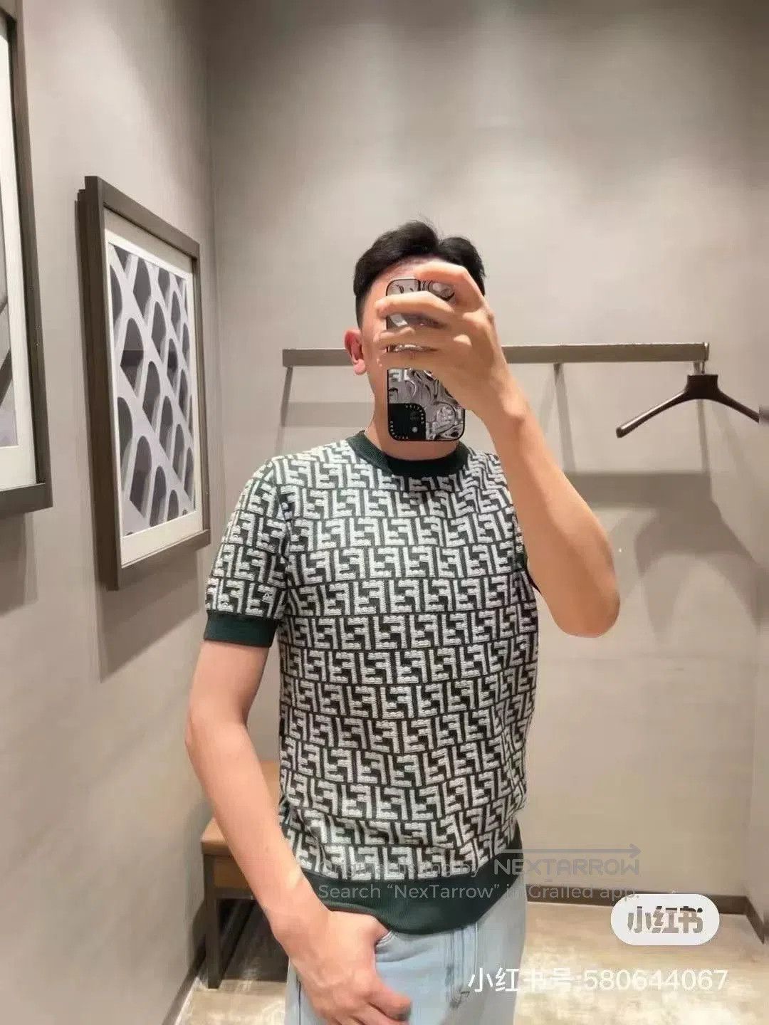 Fendi fendi men's short sleeve knit top. Size US L / EU 52-54 / 3 - 2 Thumbnail