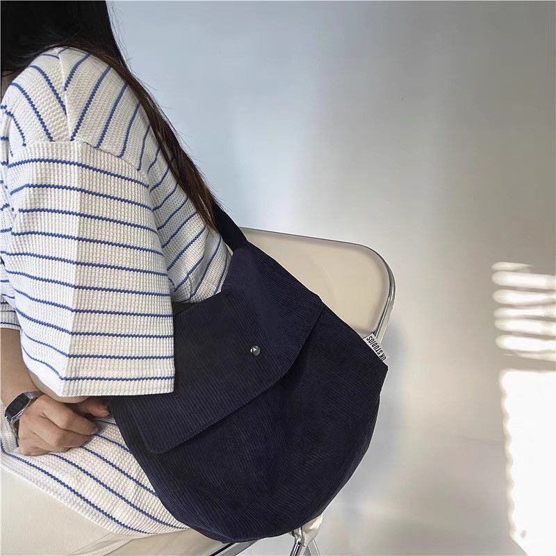 Vintage Vintage navy tote bag Size ONE SIZE - 3 Thumbnail