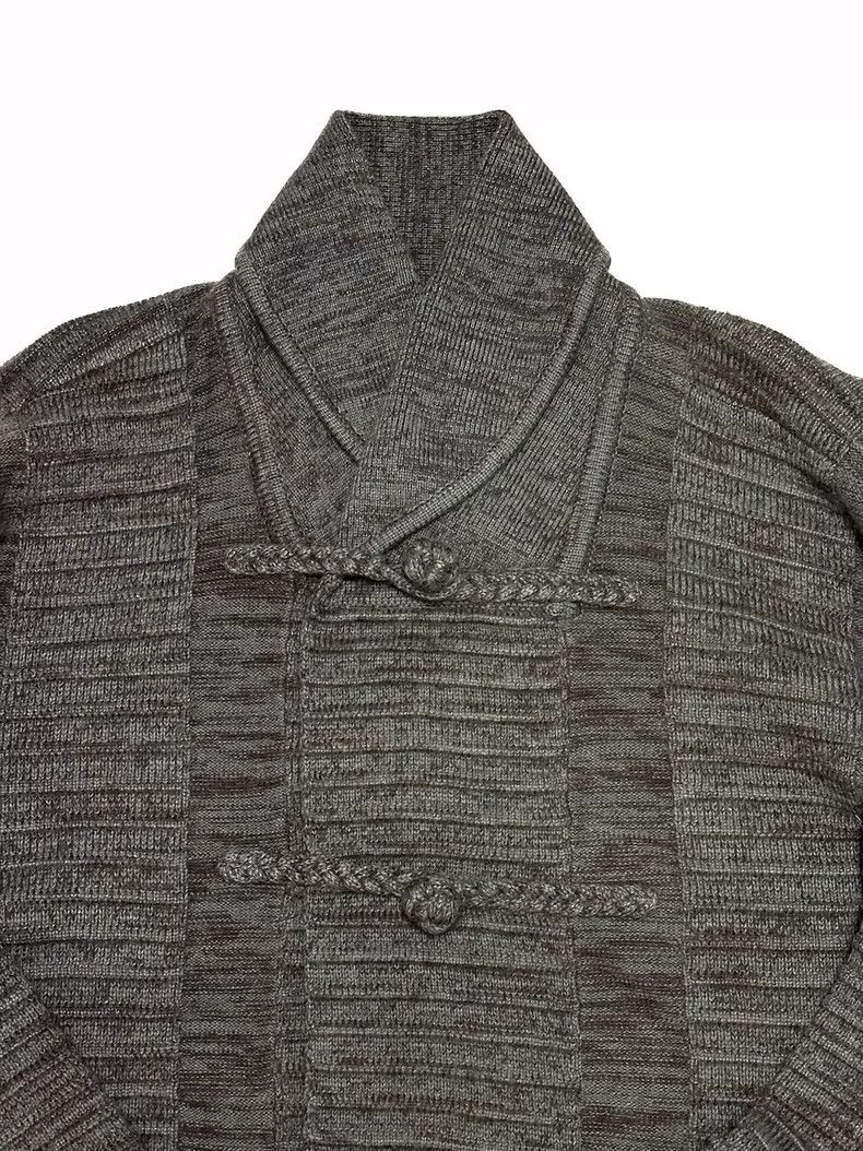 Issey Miyake issey miyake Chinese-style button-down knitted coat Size US M / EU 48-50 / 2 - 5 Thumbnail