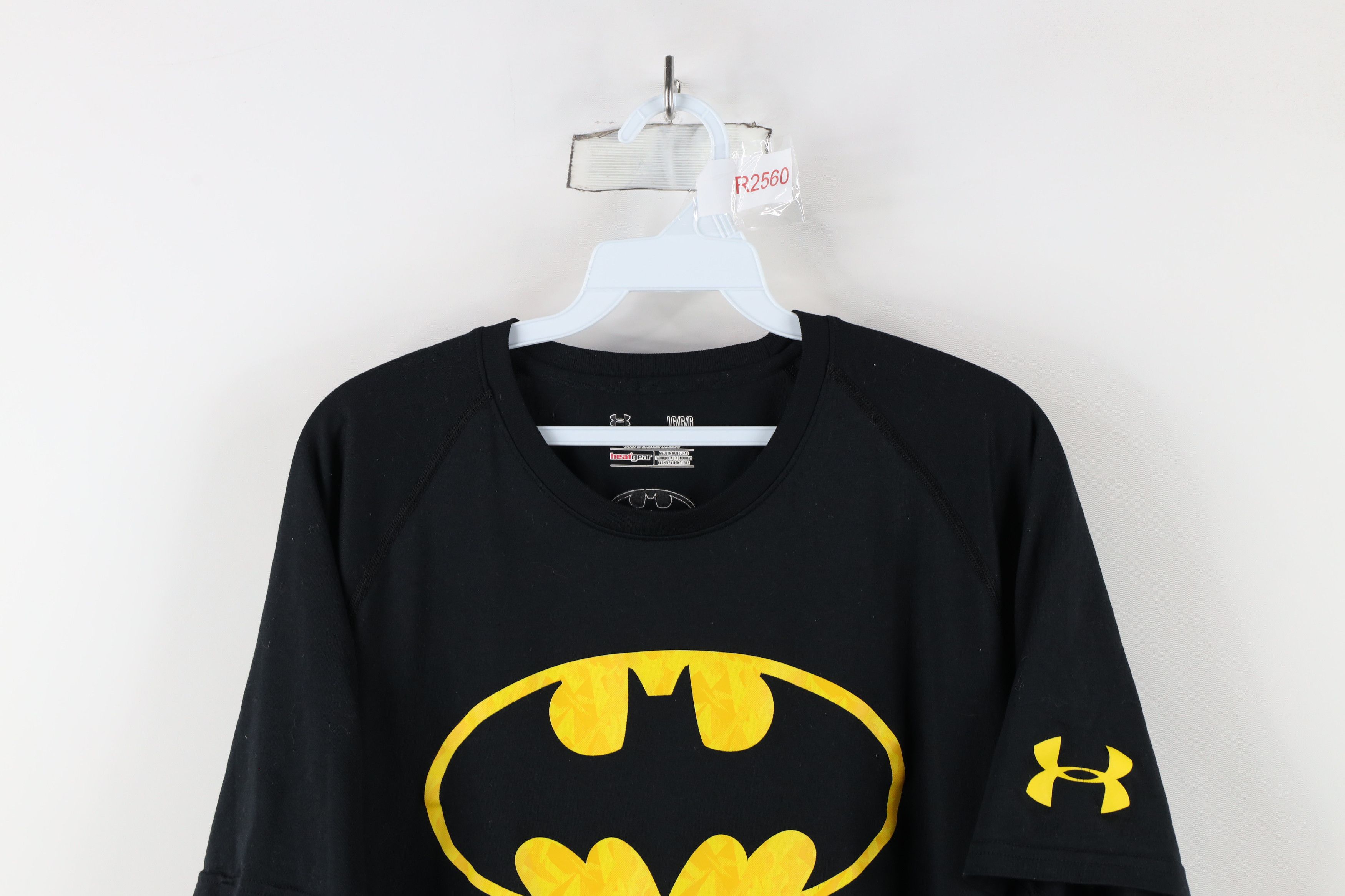 Under Armour × Vintage Under Armour Loose Batman Superhero Gym Training T-Shirt Size US L / EU 52-54 / 3 - 2 Thumbnail