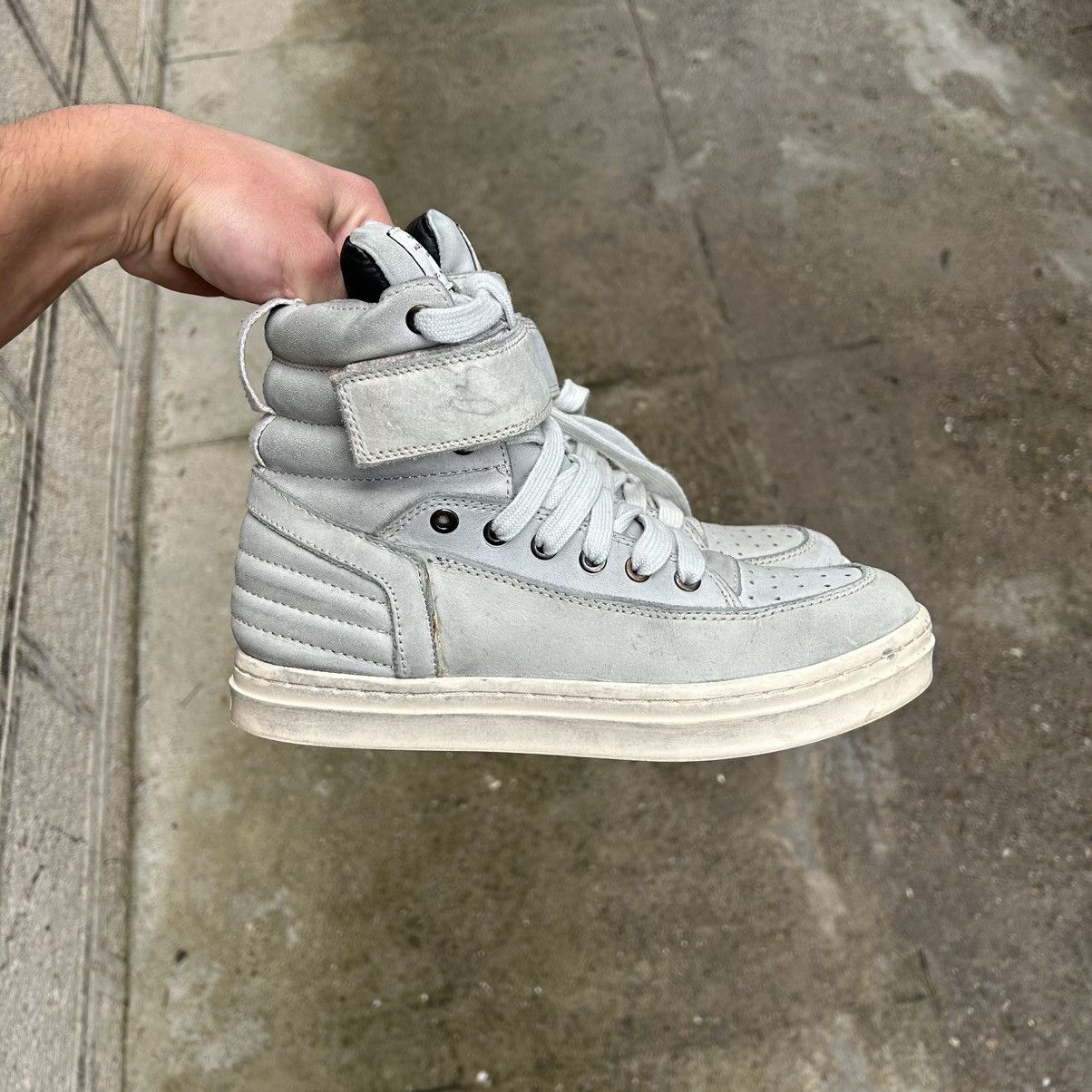 Allsaints Allsaints Geo Hi Top Sneakers Size US 6 / EU 39 - 10 Thumbnail
