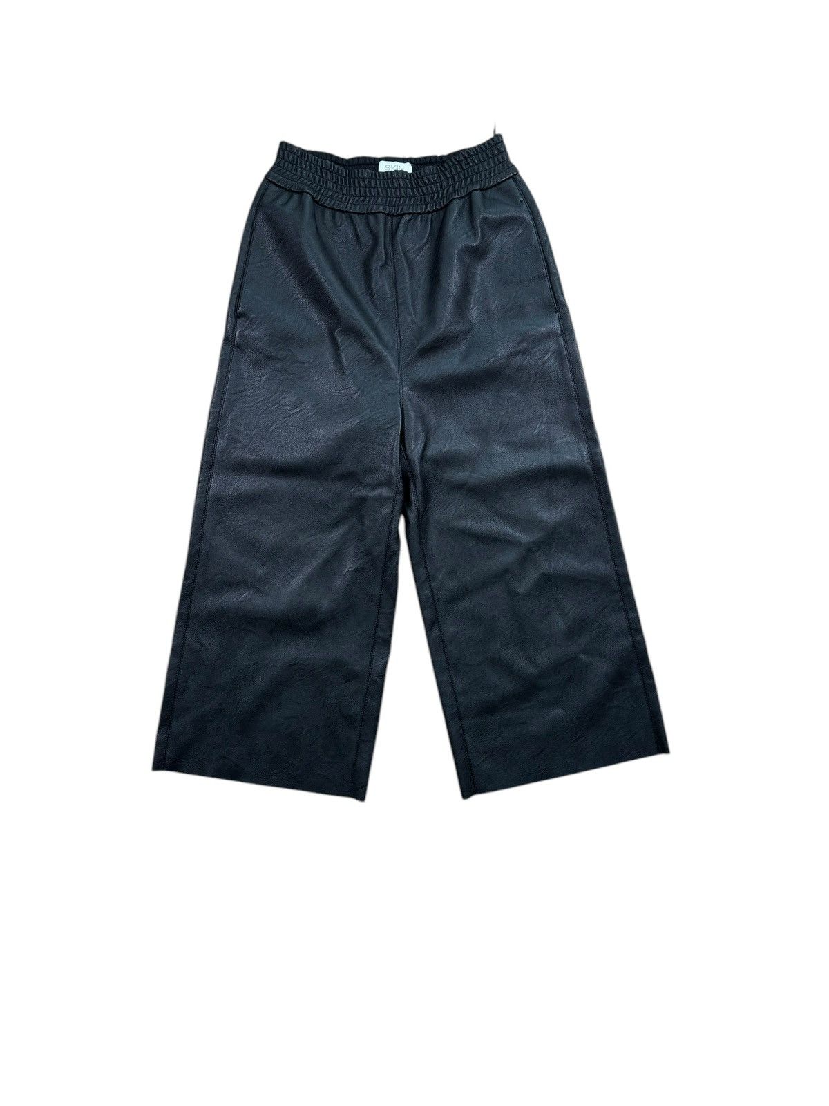 Stella McCartney Stella McCartney Leather Wide Leg Trousers Size 36" / US 14 / IT 50 - 1 Thumbnail