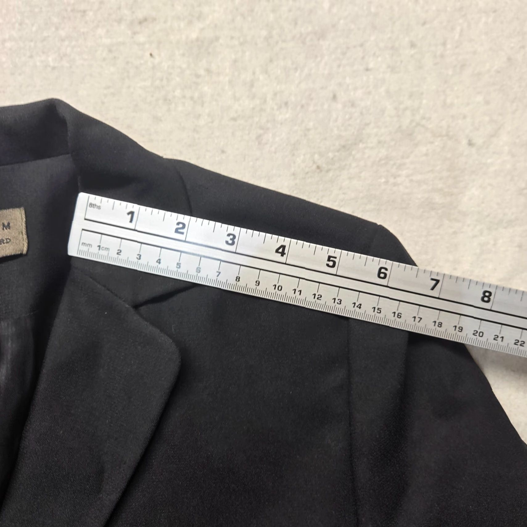 Vintage Uniform Blazer Solid Black Jacket Adult Women's Petite 8P Blazer Jacket Black 8P Women Petite」に誤りがあるため、正しく再編成します Size M / US 6-8 / IT 42-44 - 7 Thumbnail