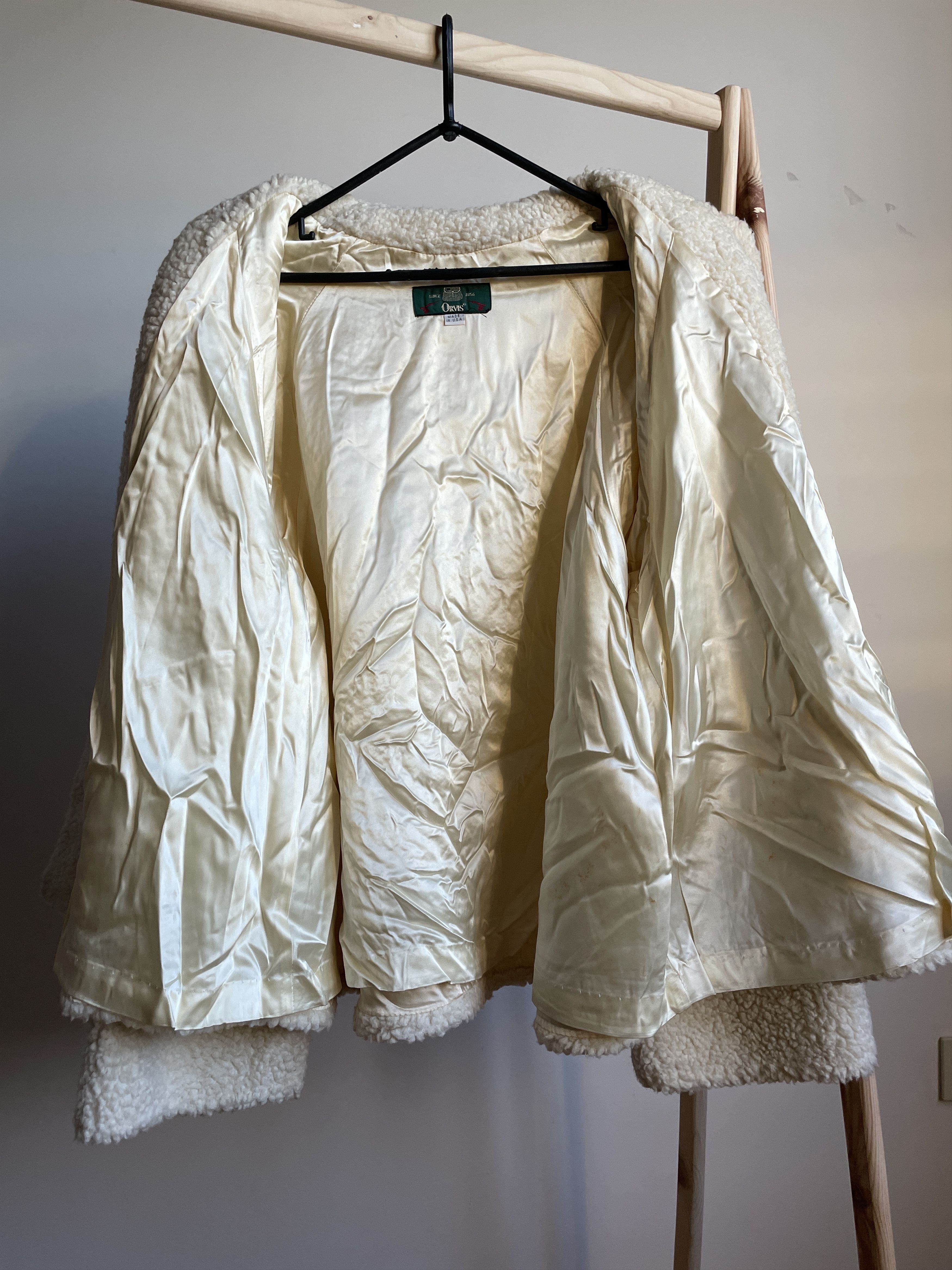 Orvis Orvis Made In Usa Vintage 90s Womens Deep Pile Fleece Jacket Size M / US 6-8 / IT 42-44 - 4 Thumbnail