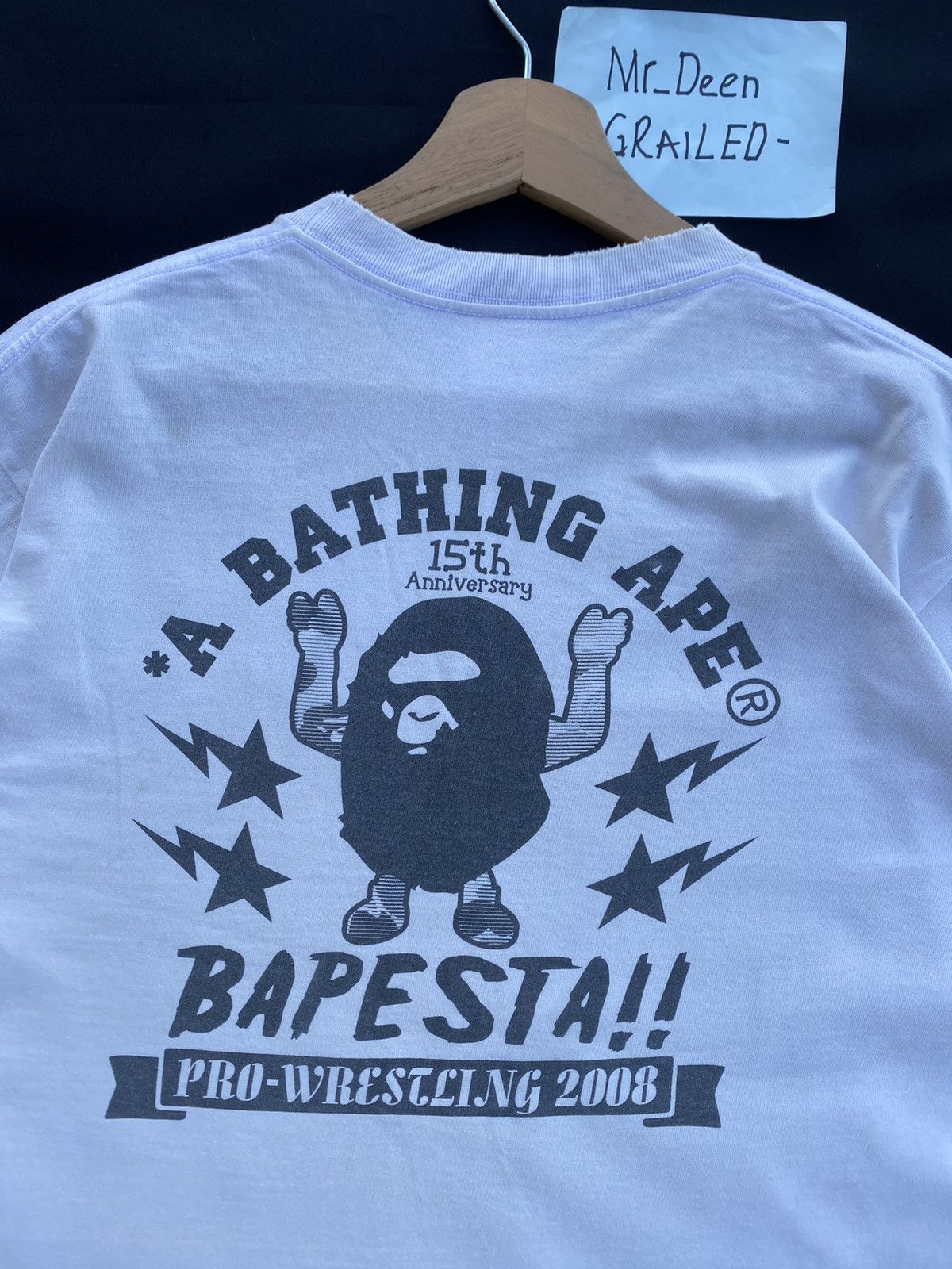 Bape Rare SS2008 BAPE Baby Milo x Nigo 15th Anniversary Tshirt Size US M / EU 48-50 / 2 - 23 Thumbnail