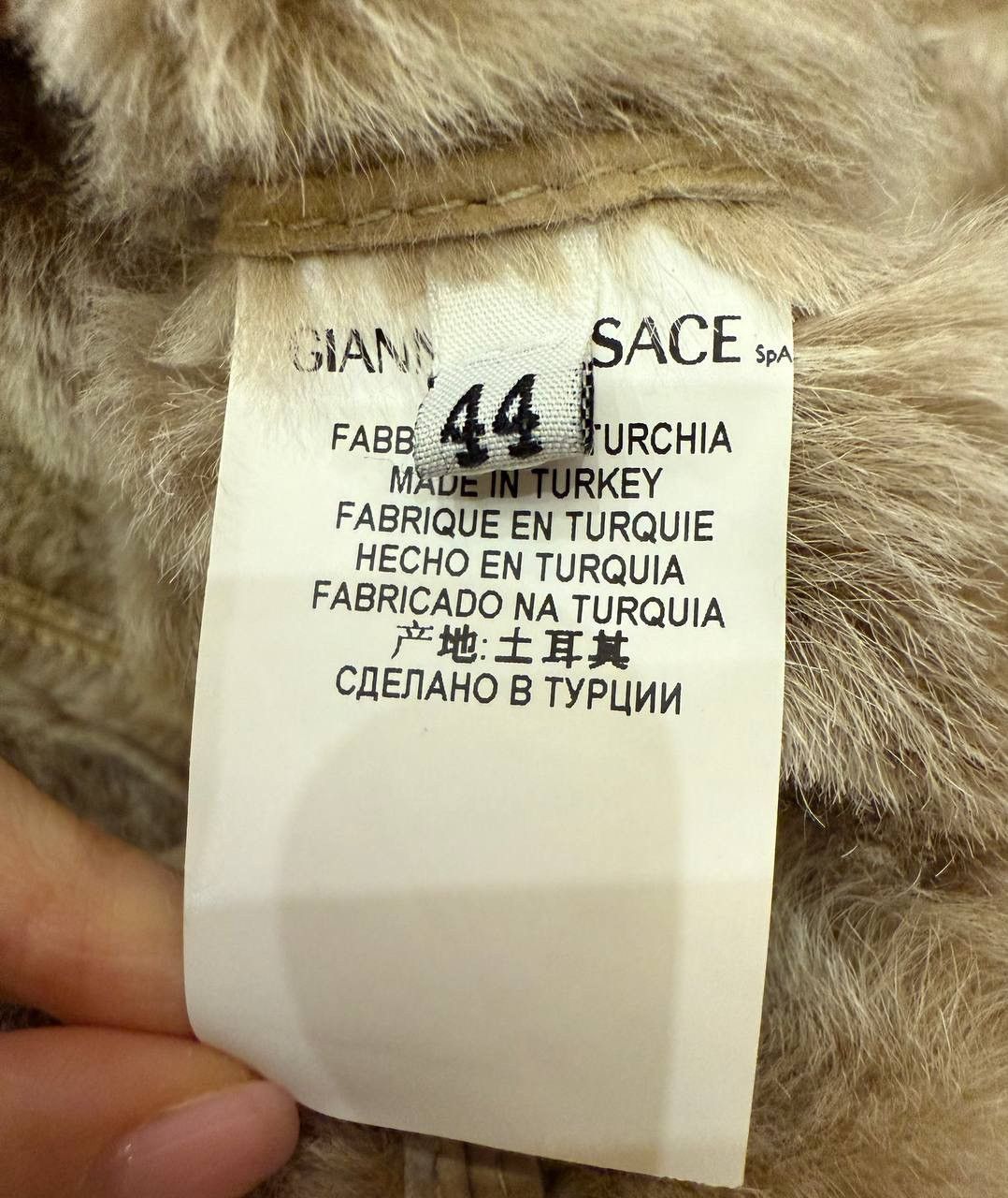 Versace Versace Beige Shearling Fur Coat Buckled Medusa Belt Rare Size S / US 4 / IT 40 - 6 Thumbnail