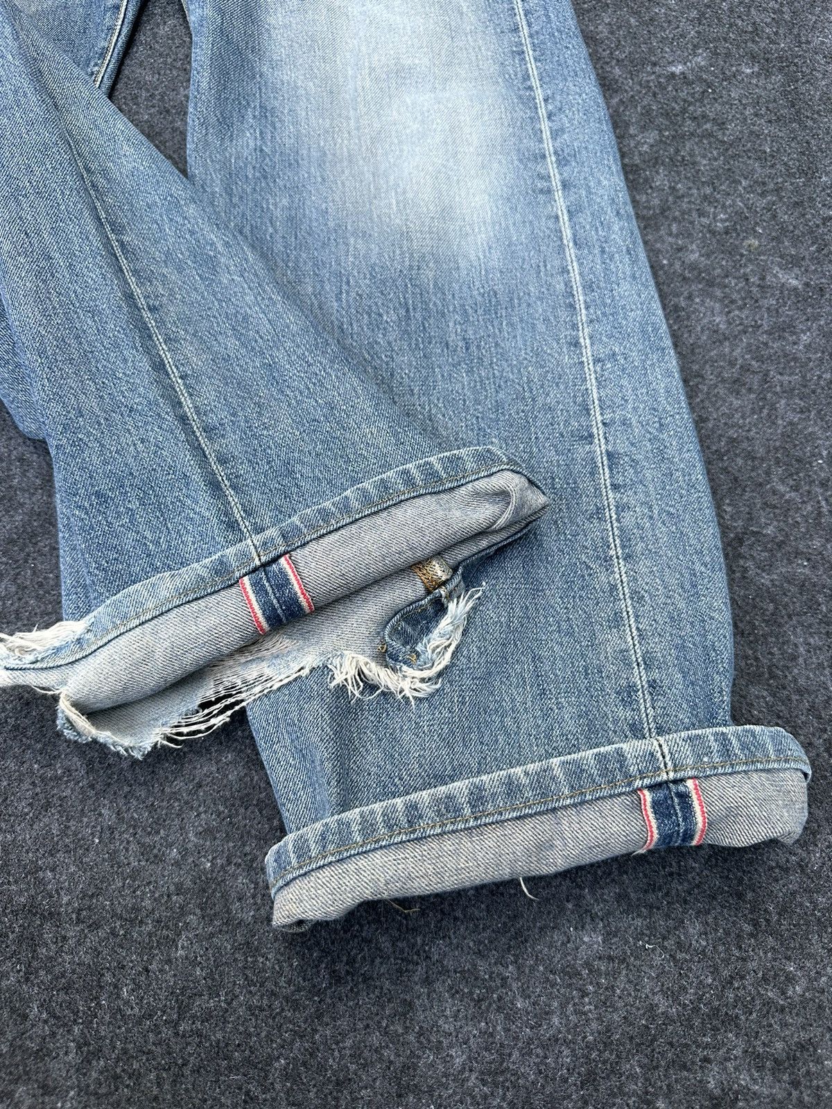 Edwin Vintage Edwin 505 Selvedge Faded Washed Denim 29x31 D9 Size US 29 - 9 Thumbnail