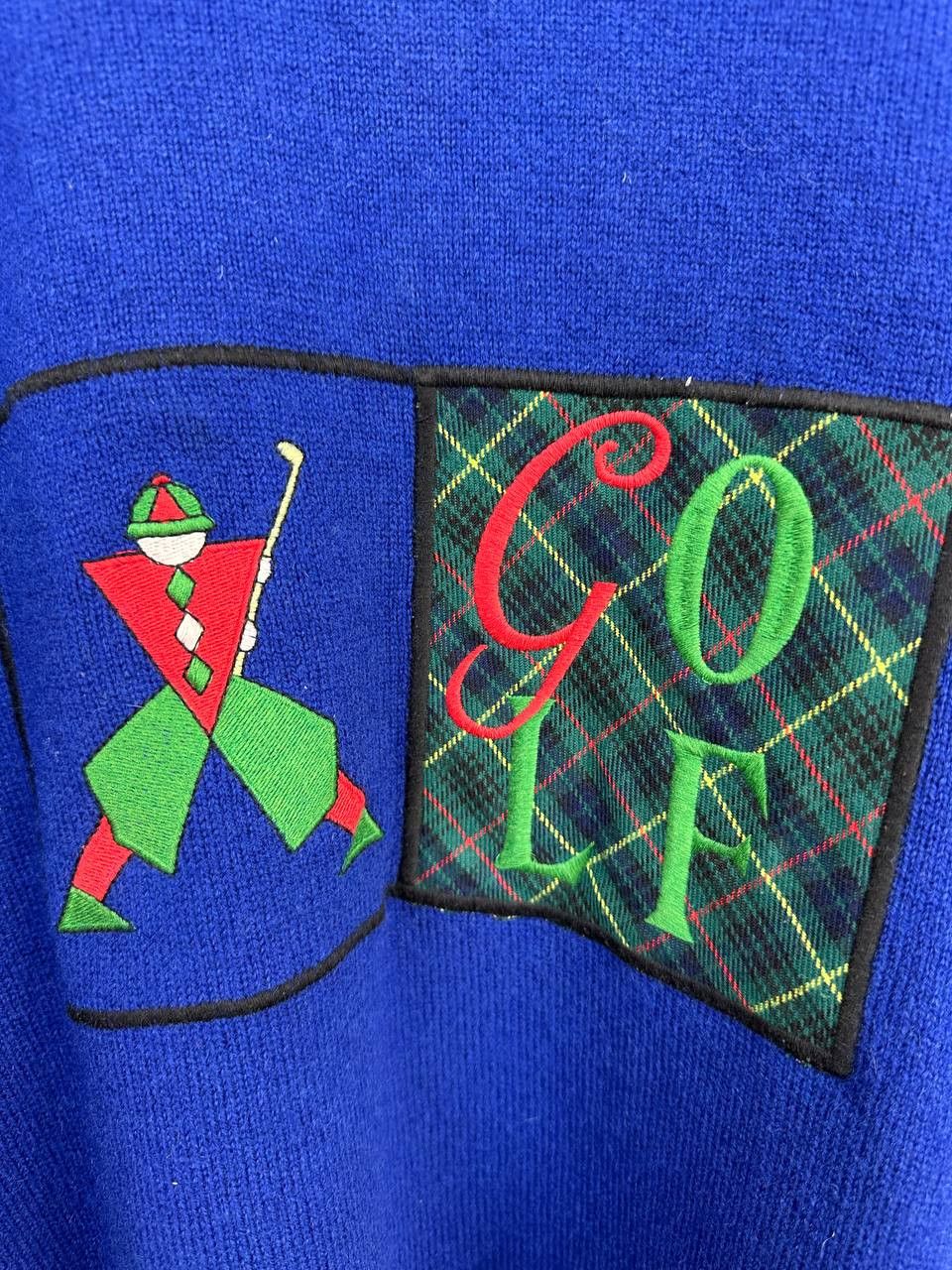 Pringle Of Scotland Pringle of Scotland Vintage Golf Sweater Crew Scotland Wool Size US XL / EU 56 / 4 - 9 Thumbnail