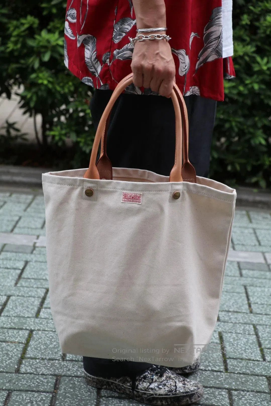 Japanese Brand limited edition tenjin tote bag. Size ONE SIZE - 7 Thumbnail